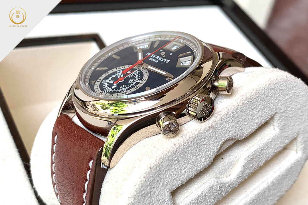 Patek Phillipe 5960G Annual Calendar Blue Dial Chronograph