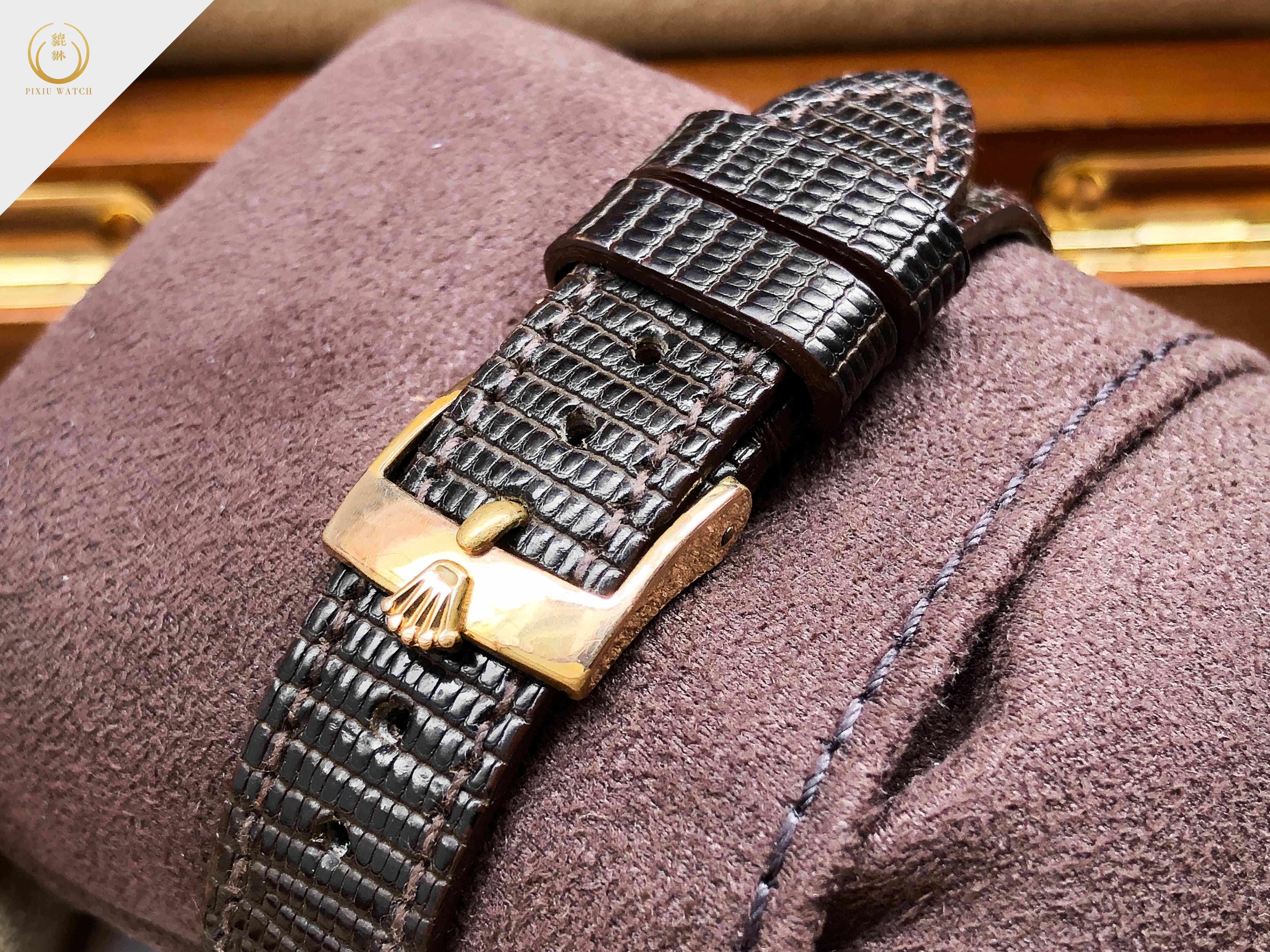Rolex Cellini 4323 Red Vignette Vintage 18K Gold
