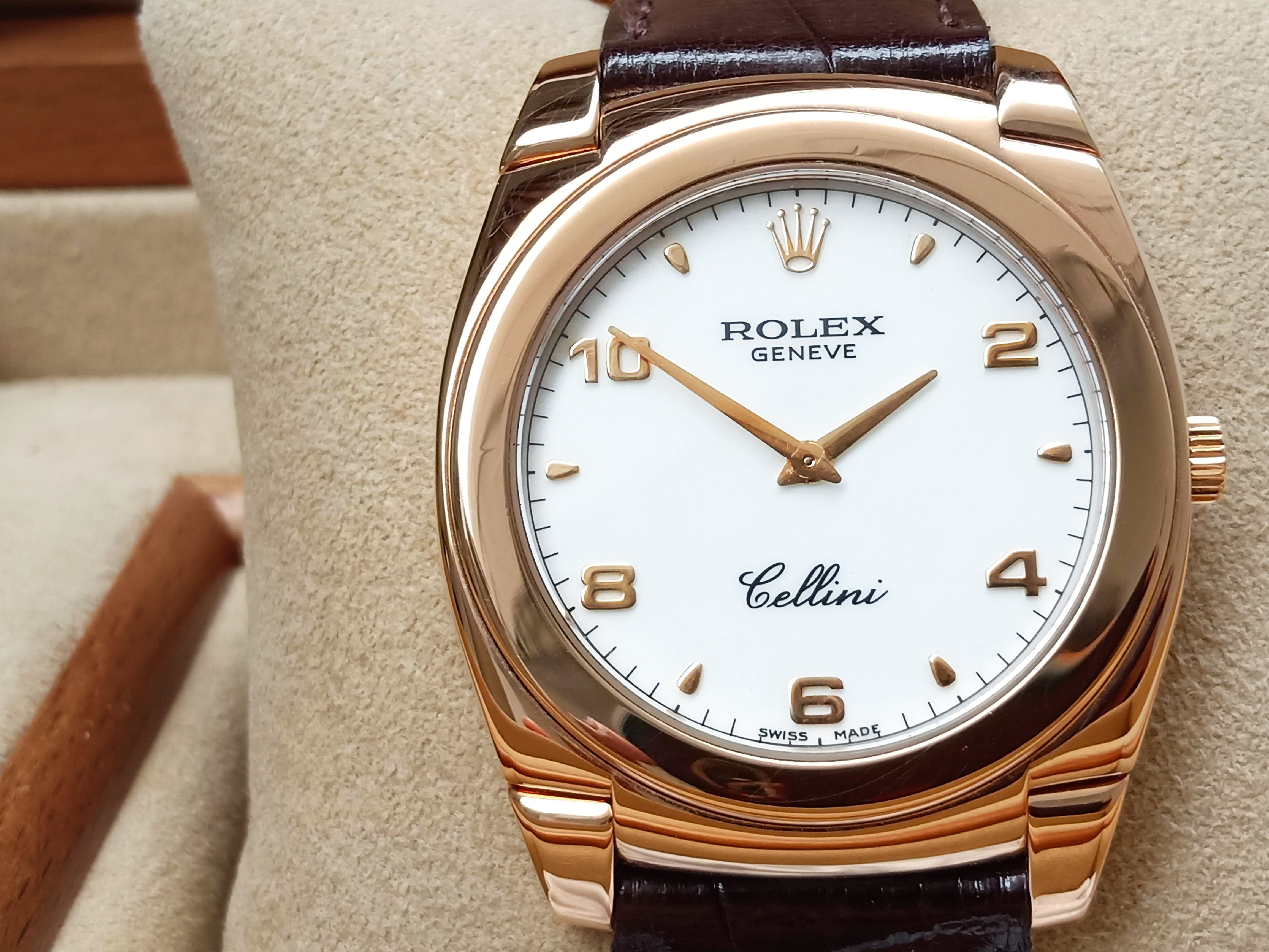 Rolex Cellini Cestello 18K Rose Gold