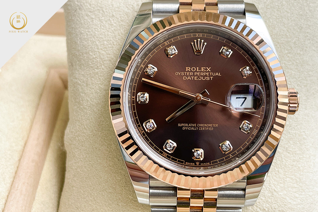Rolex Datejust Pink Gold Jubilee Two Tone
