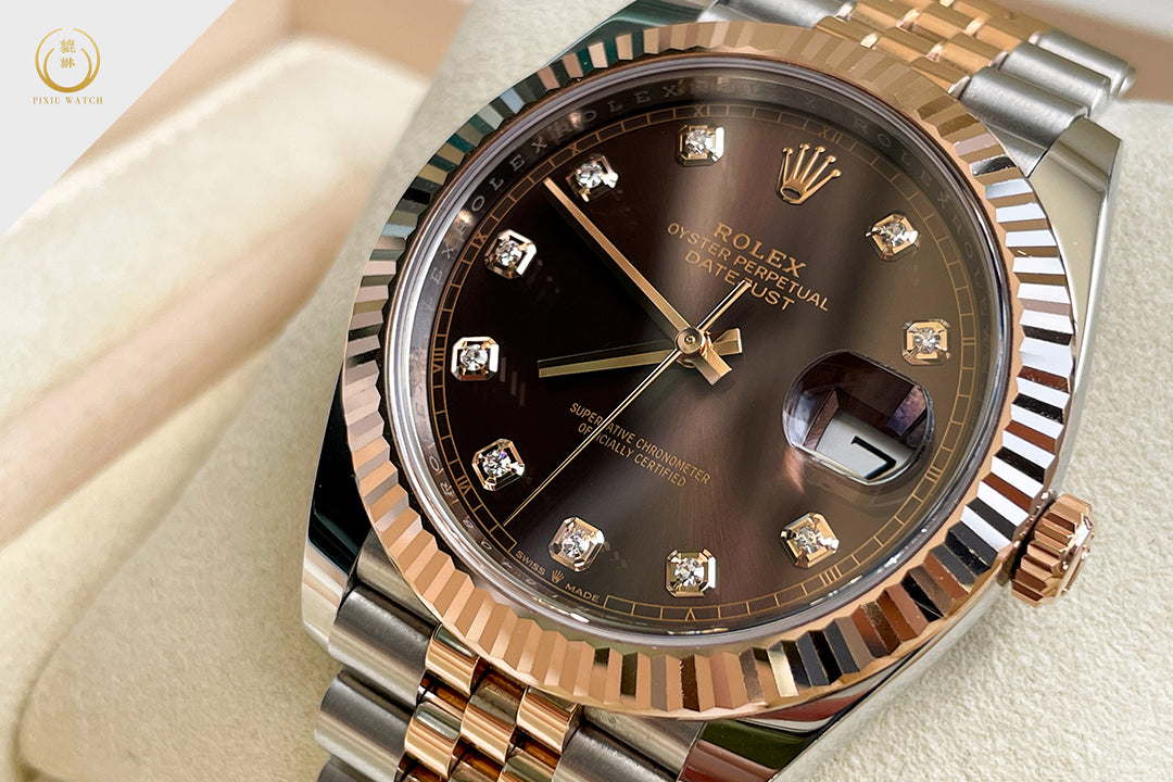 Rolex Datejust Pink Gold Jubilee Two Tone