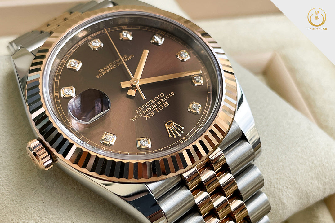 Rolex Datejust Pink Gold Jubilee Two Tone