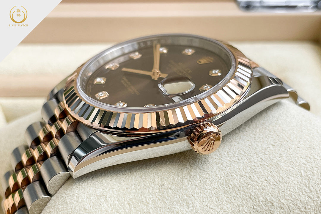 Rolex Datejust Pink Gold Jubilee Two Tone