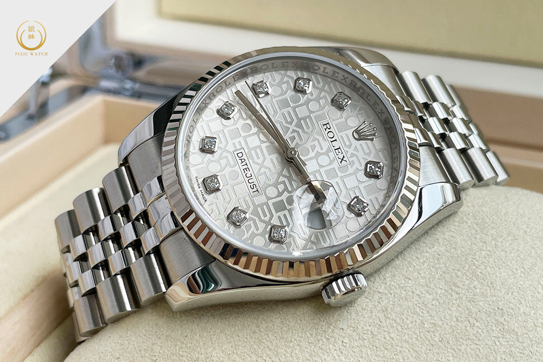 Rolex Datejust Silver Com Dial