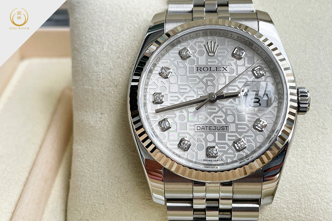 Rolex Datejust Silver Com Dial