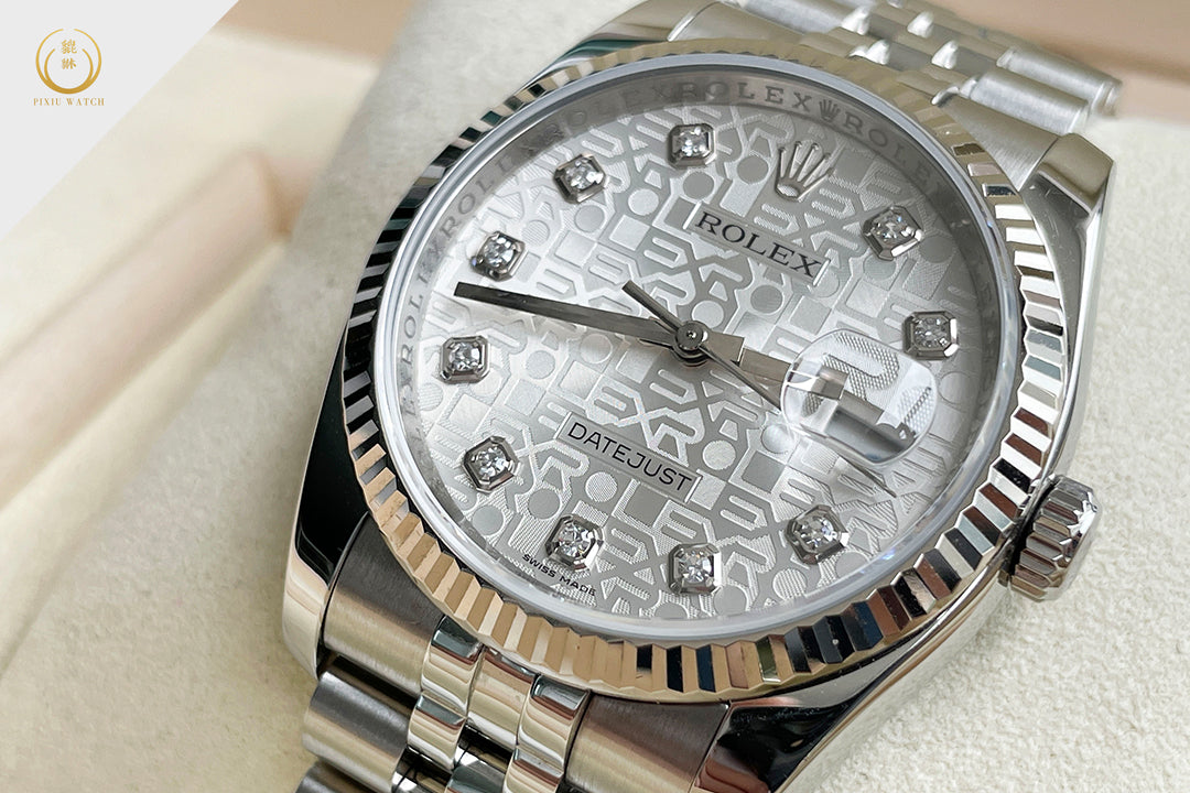 Rolex Datejust Silver Com Dial