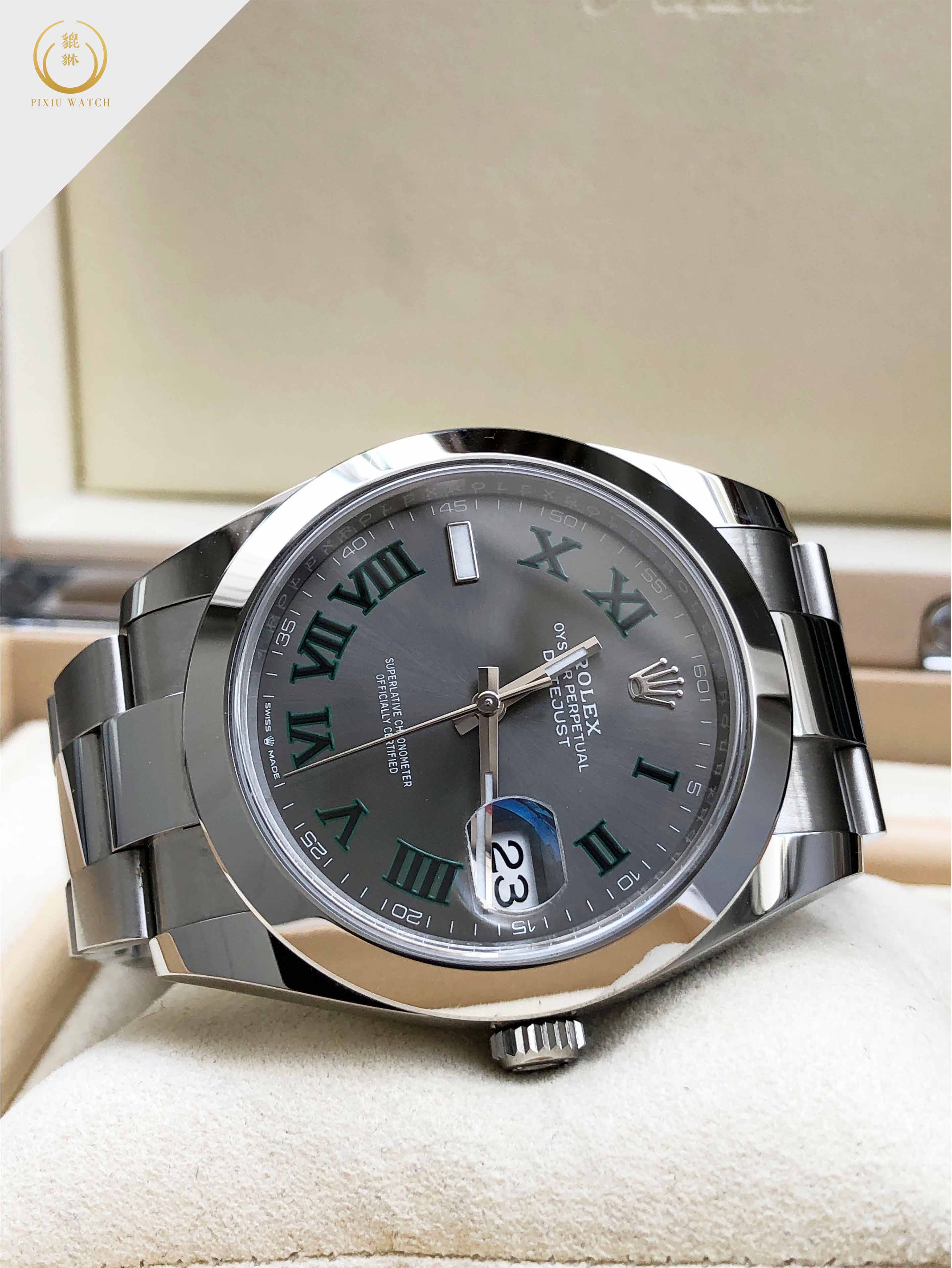 Rolex Datejust Slate Grey Wimbledon Dial 126300