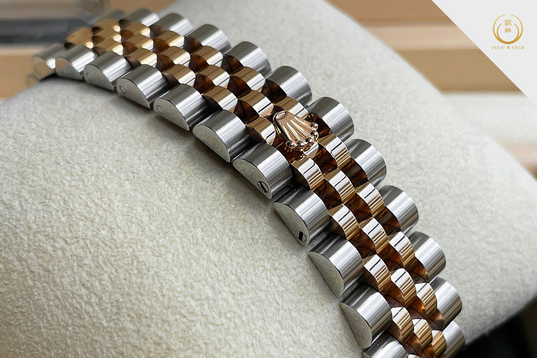 Rolex Datejust Two Tone Rolesor Everose VI Diamond Chocolate