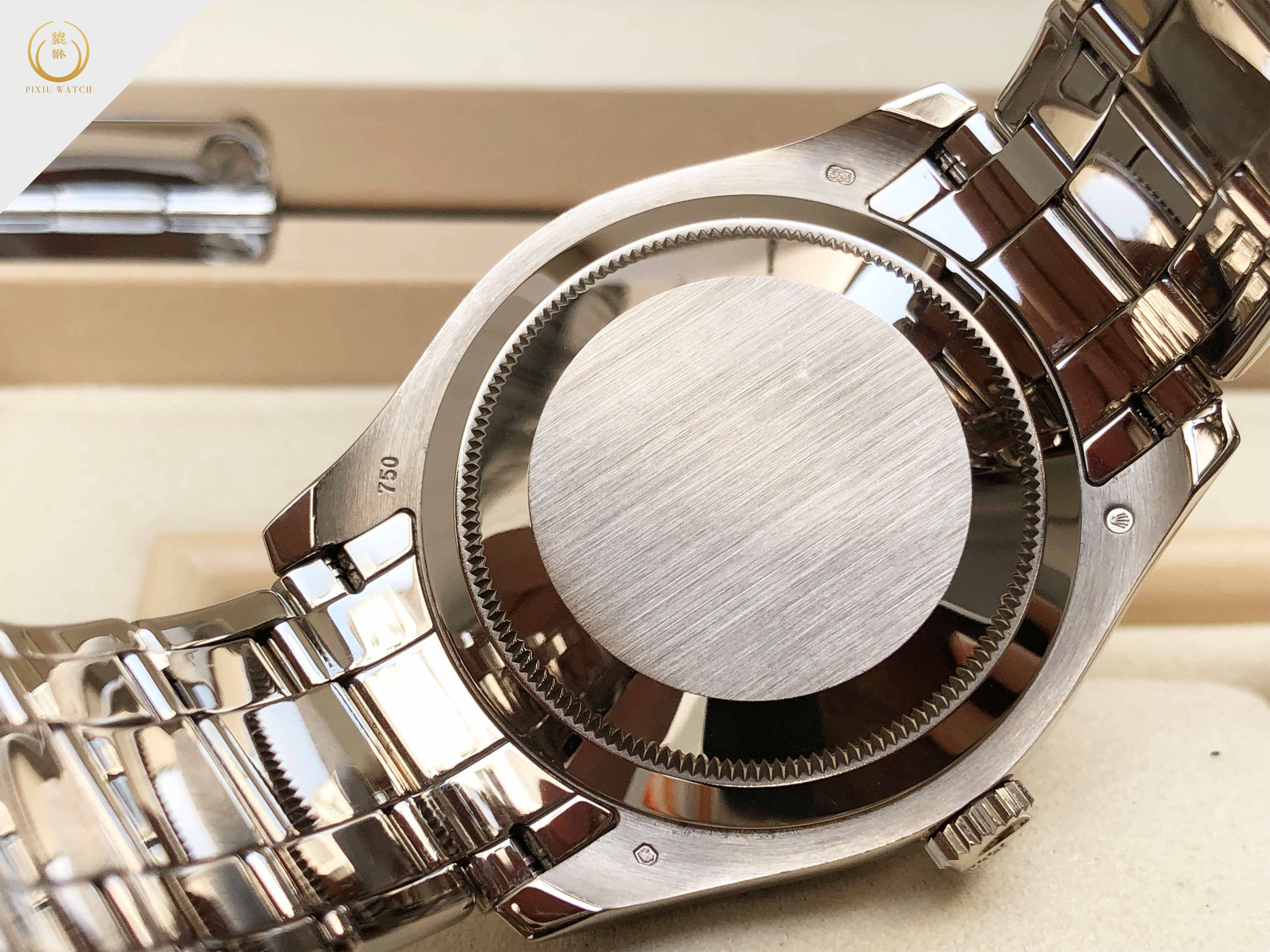 Rolex Datemaster Pearlmaster 18K White Gold (Ref. 86349-SAFUBL)