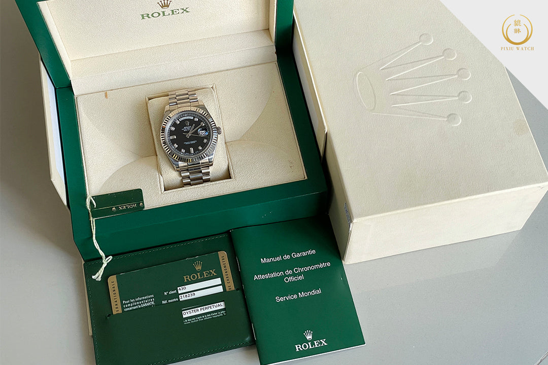 Rolex Day-Date Full White Gold Series G