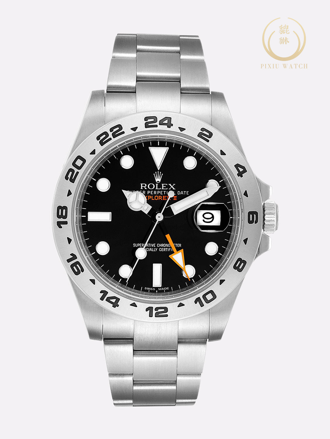 Rolex Explorer II หน้าดำ เข็มส้ม