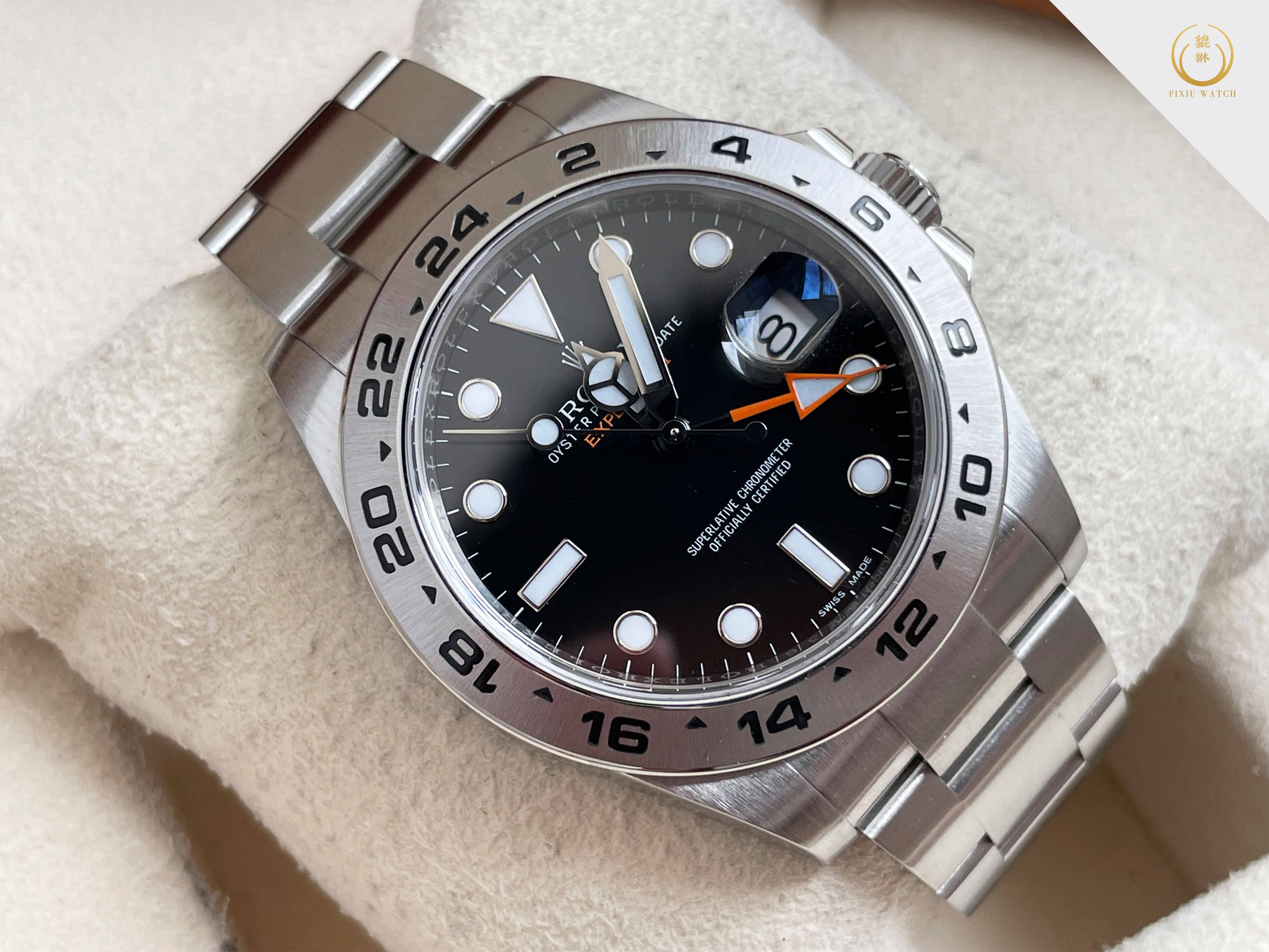 Rolex Explorer II หน้าดำ เข็มส้ม