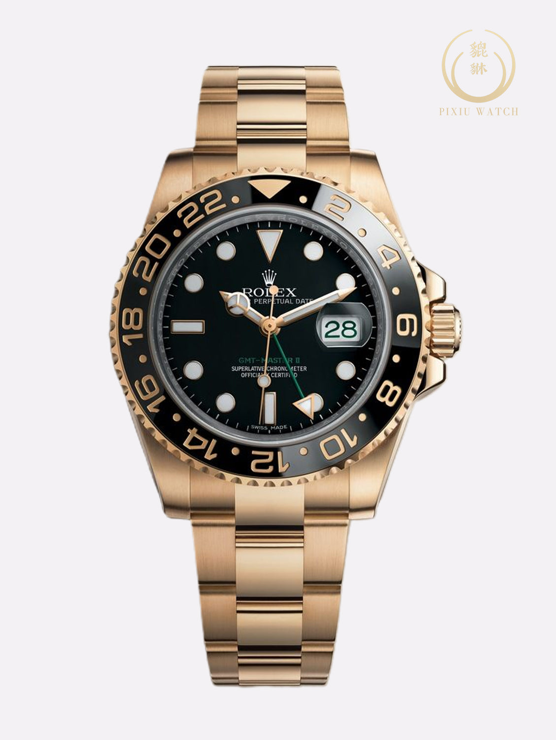 Rolex GMT-MASTER II Full Yellow Gold