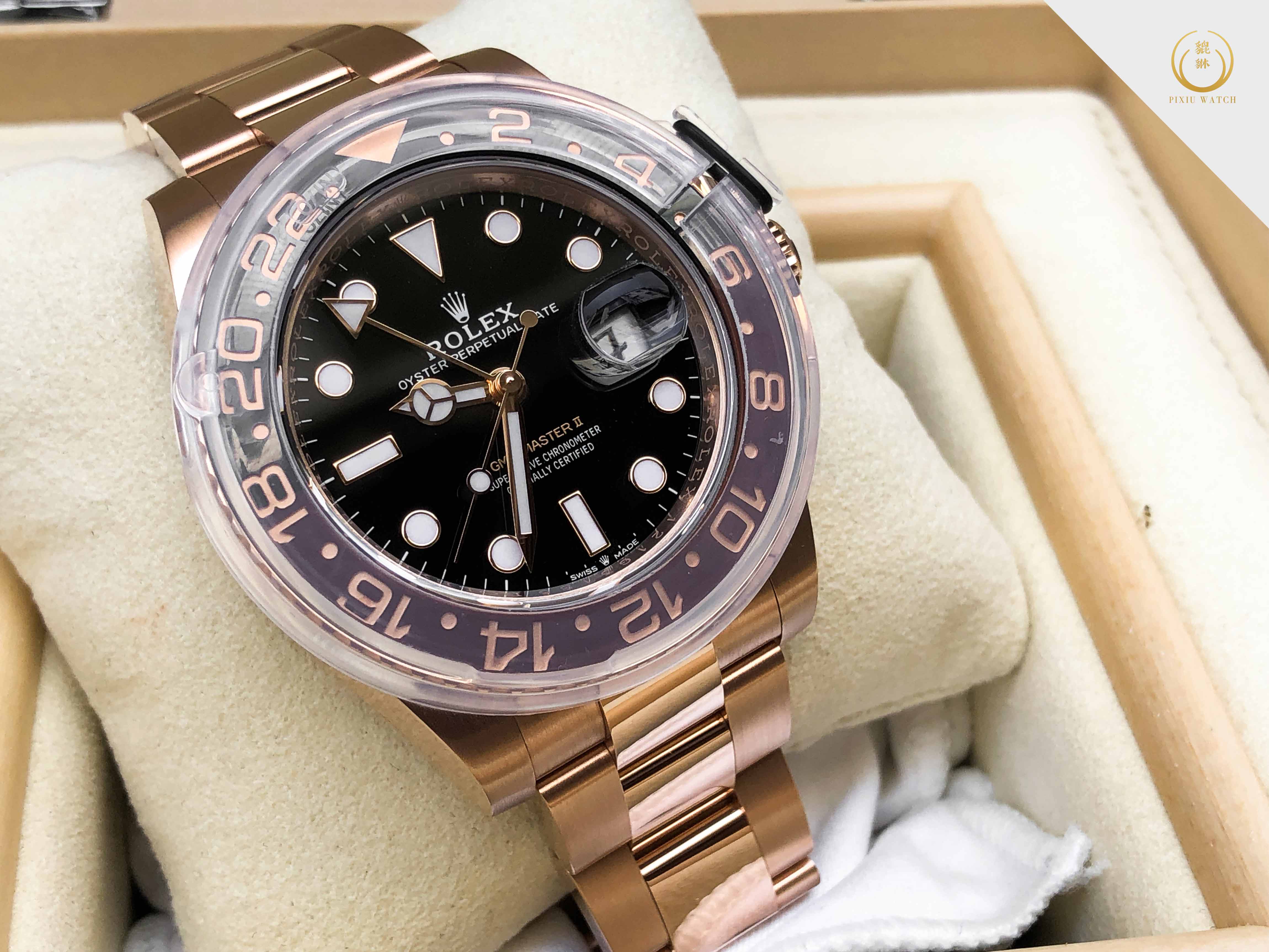 Rolex GMT-Master II “Root Beer” Everose Gold