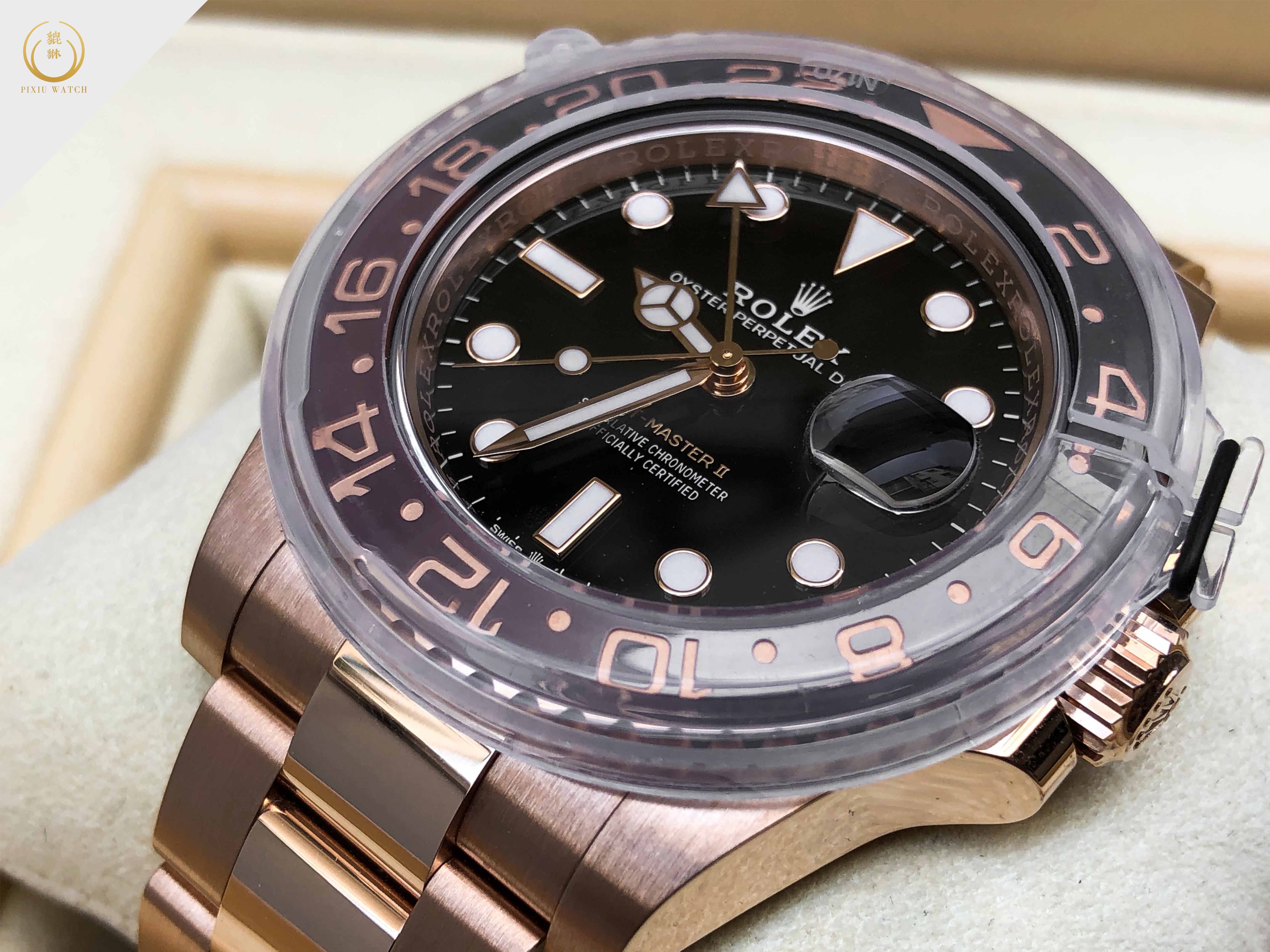 Rolex GMT-Master II “Root Beer” Everose Gold