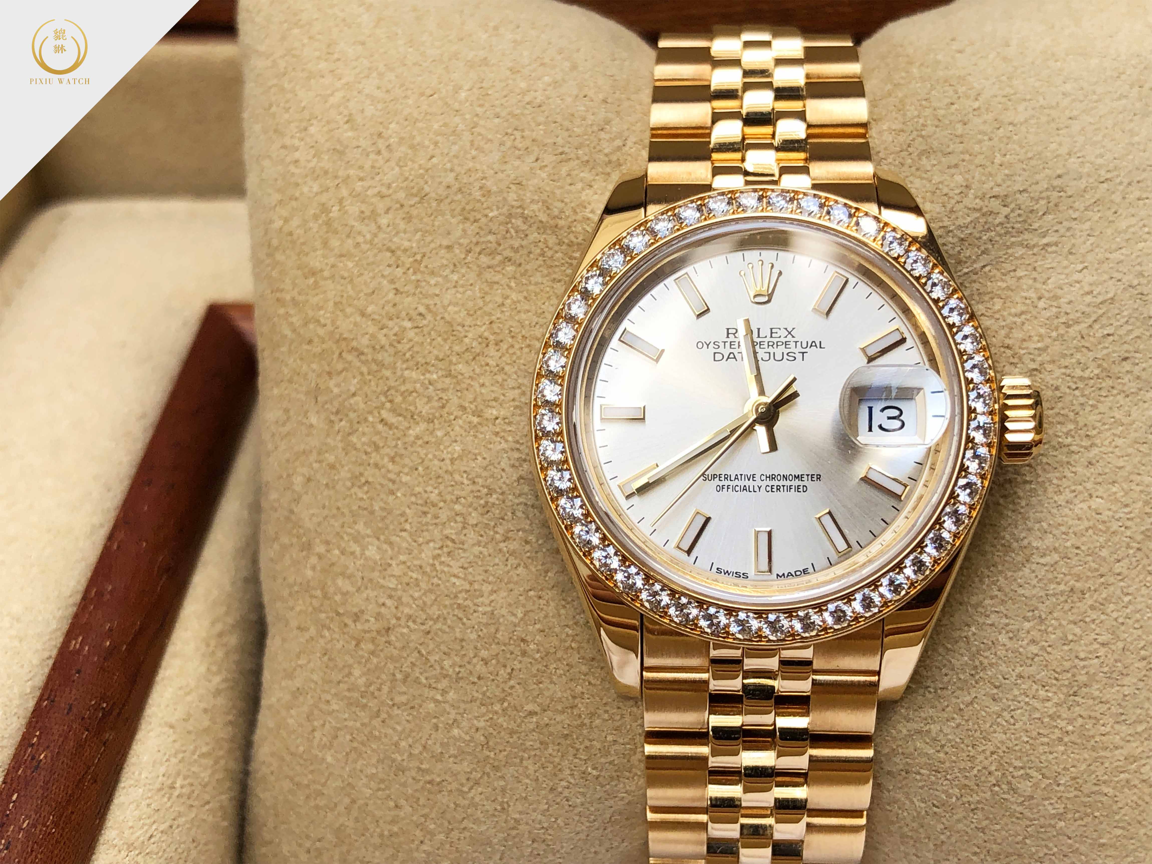 Rolex Lady Datejust Diamond Yellow Gold