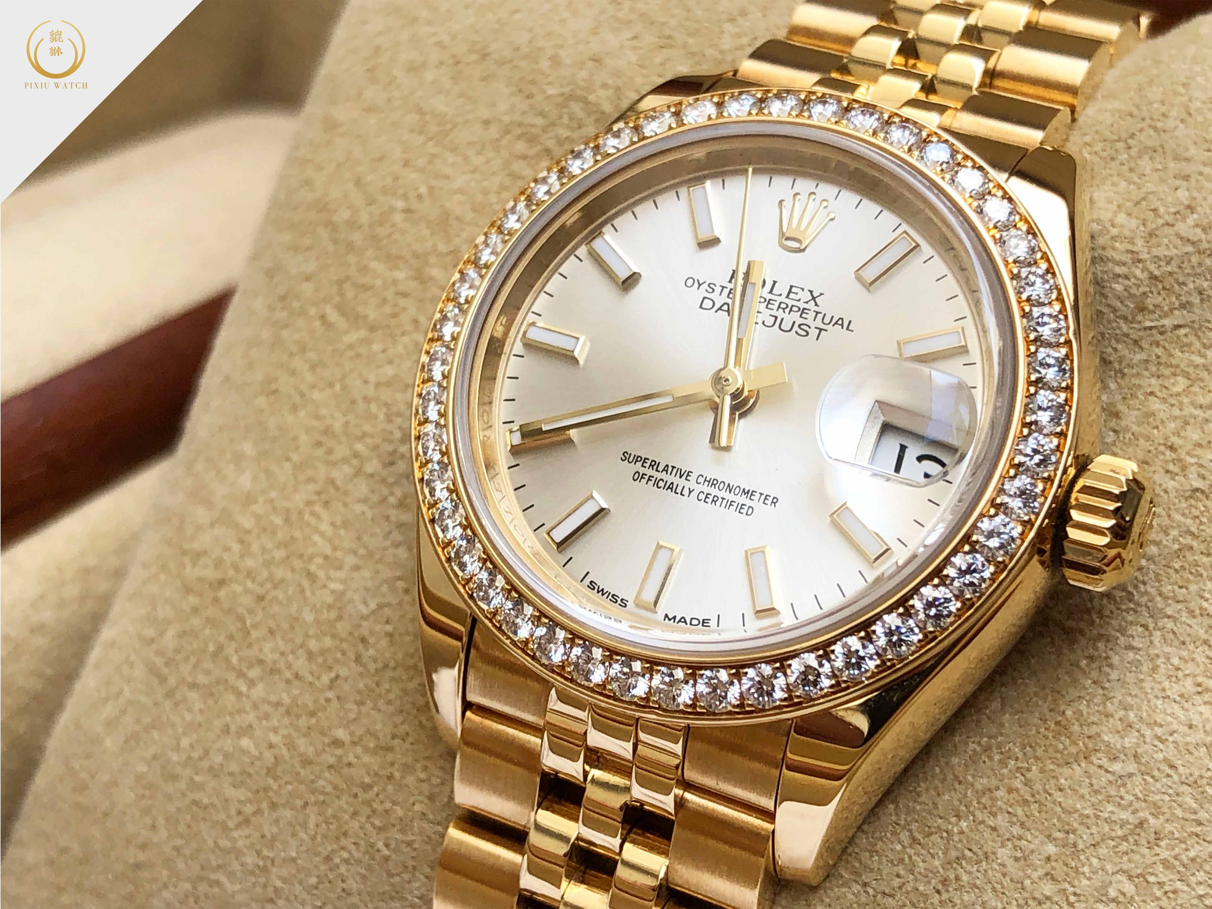 Rolex Lady Datejust Diamond Yellow Gold