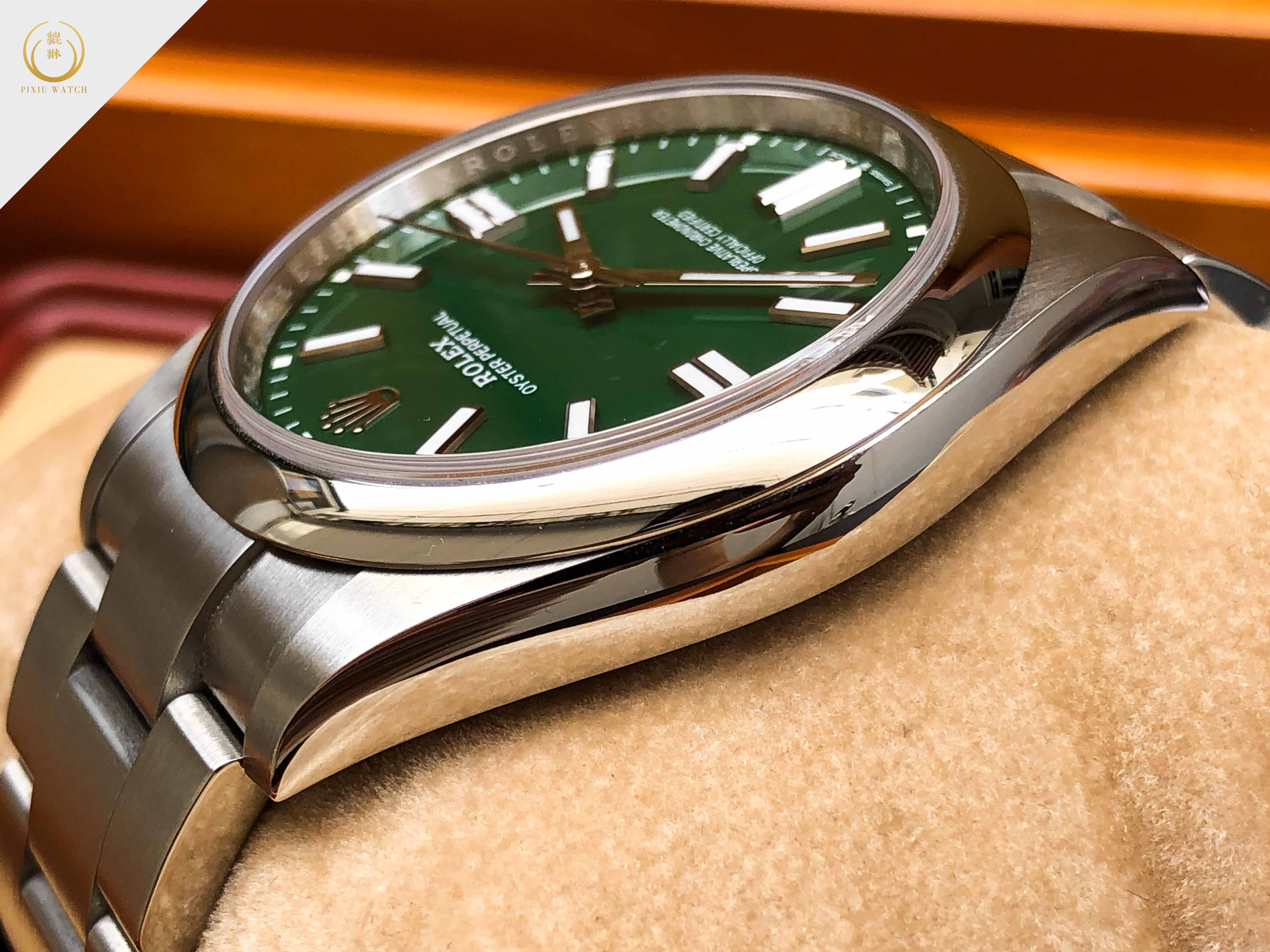 Rolex Oyster Perpetual Green Dial