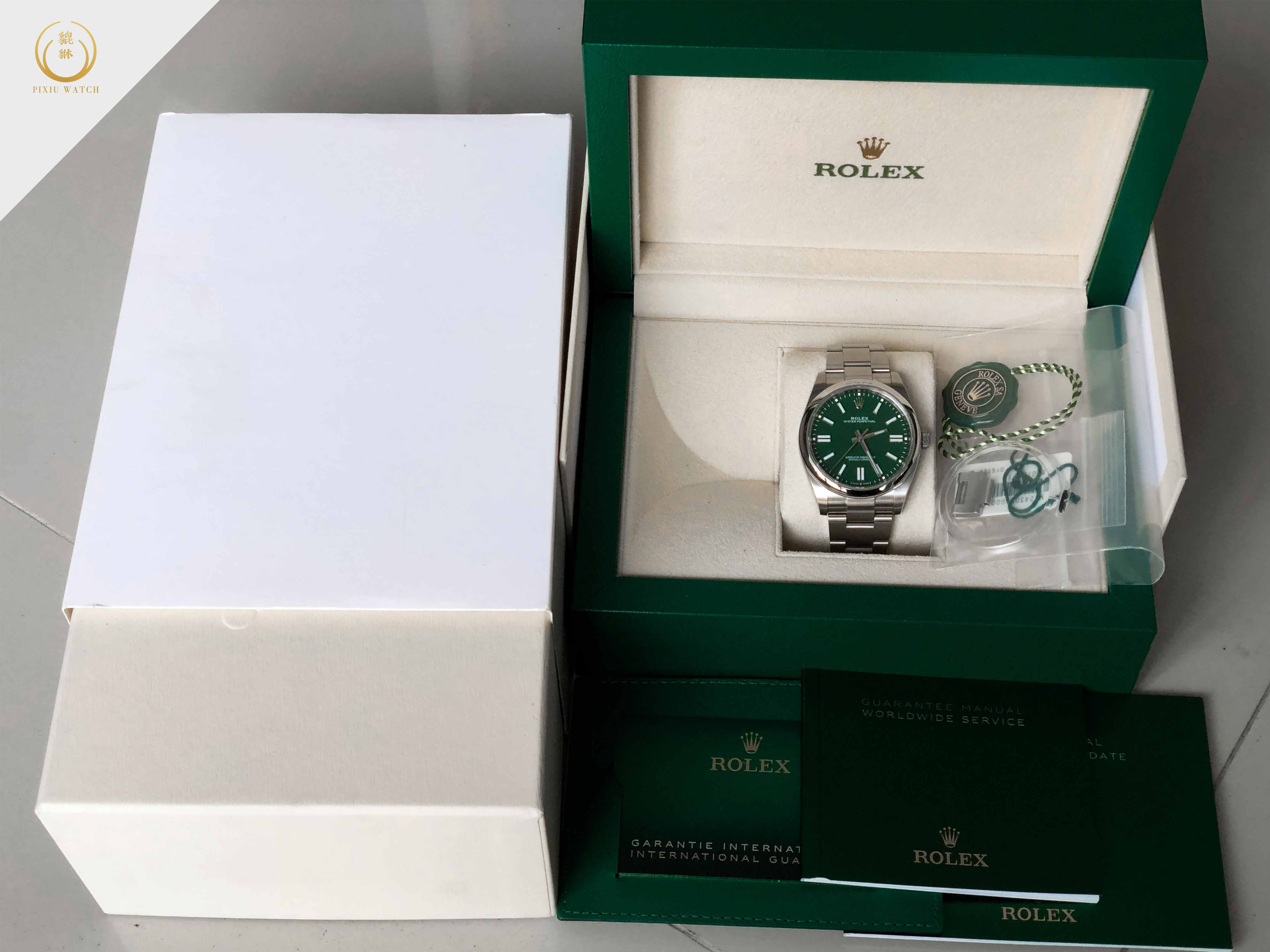 Rolex Oyster Perpetual Green Dial
