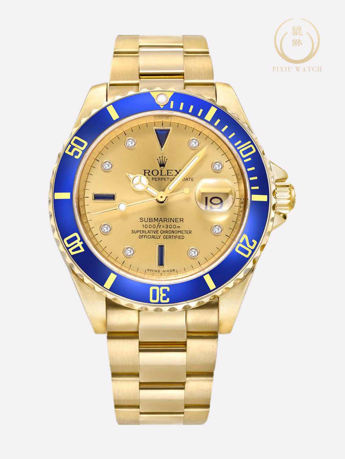 Rolex Submariner Date Full 18K Yellow Gold