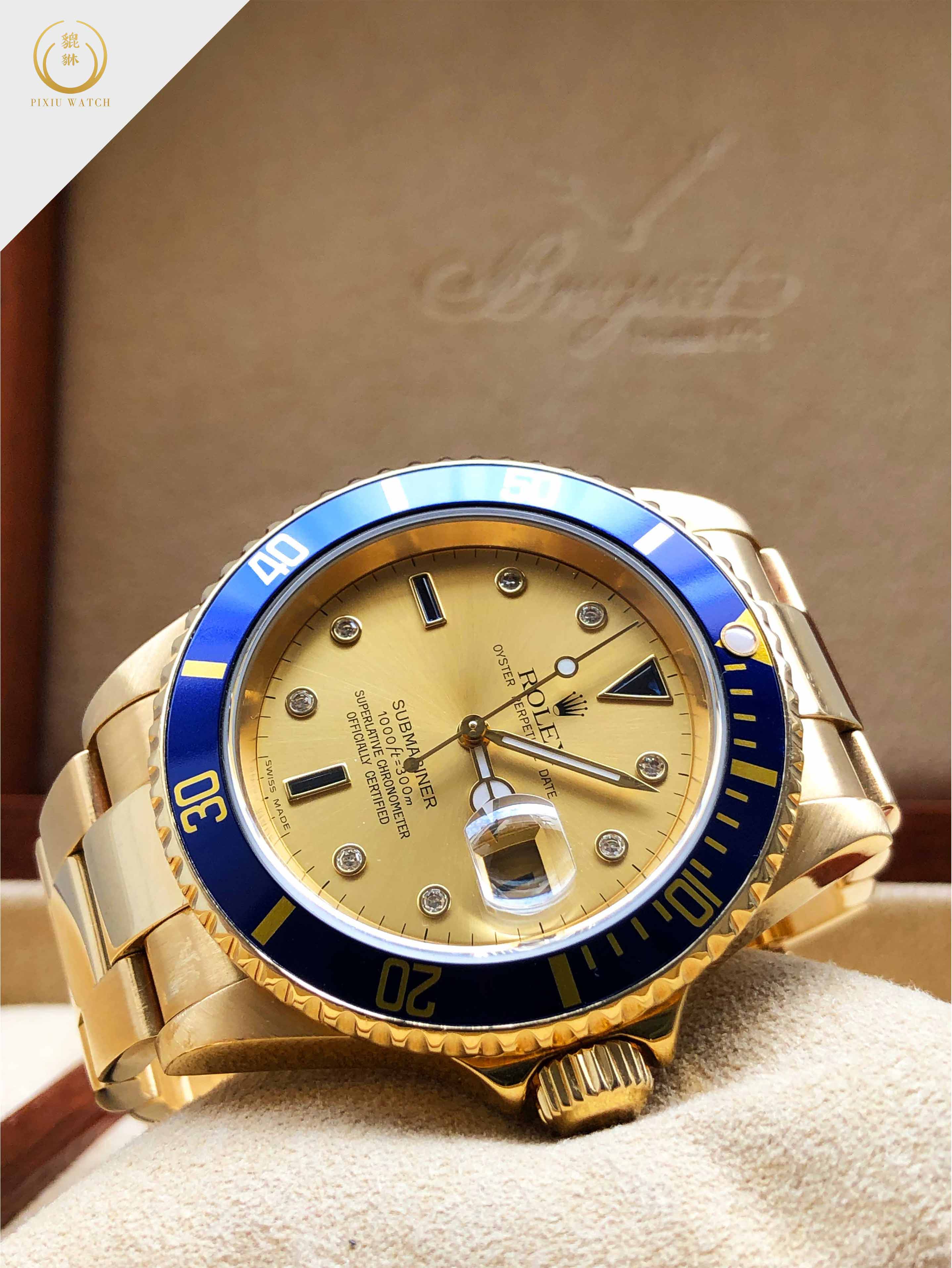Rolex Submariner Date Full 18K Yellow Gold