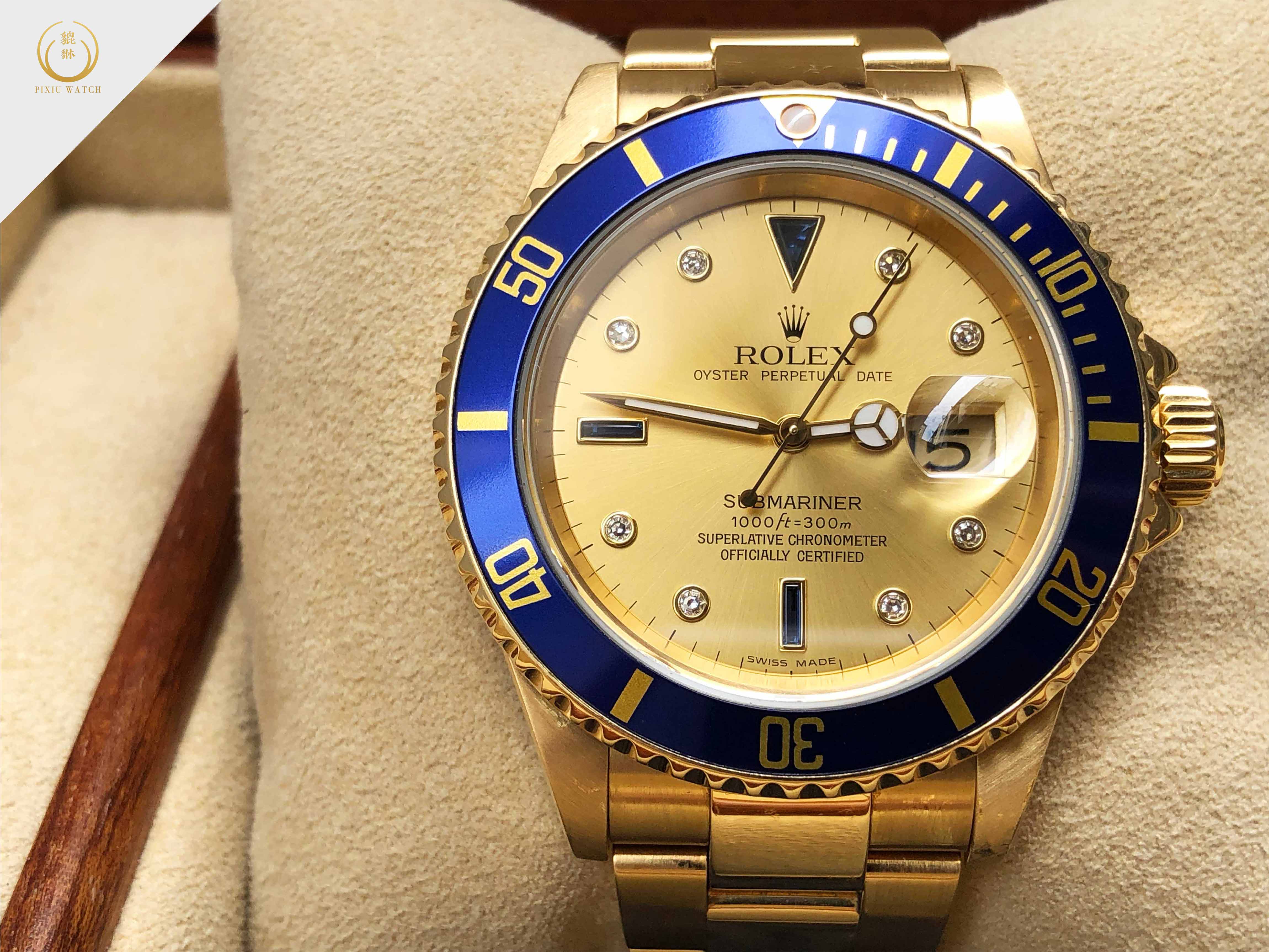 Rolex Submariner Date Full 18K Yellow Gold