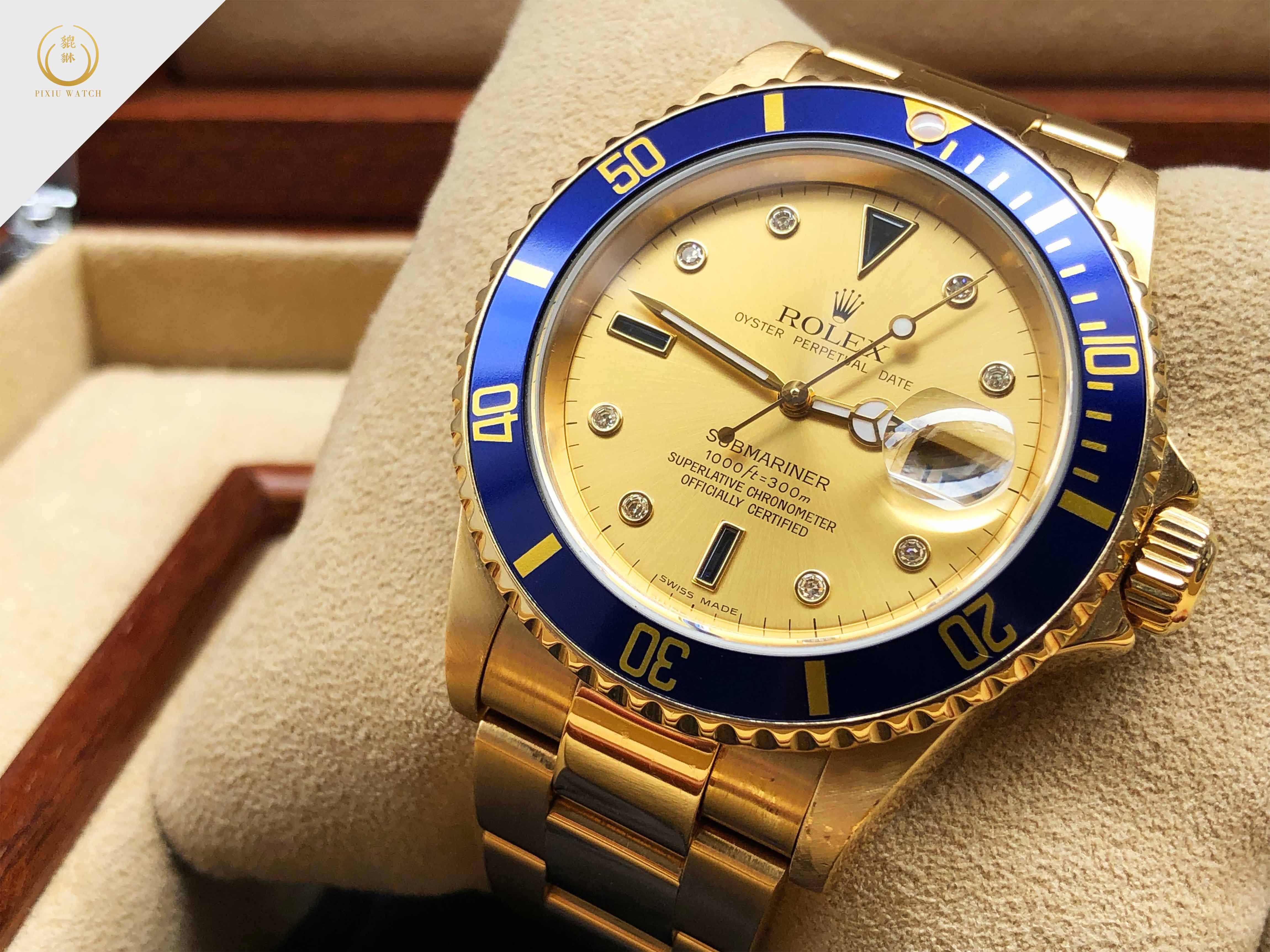 Rolex Submariner Date Full 18K Yellow Gold