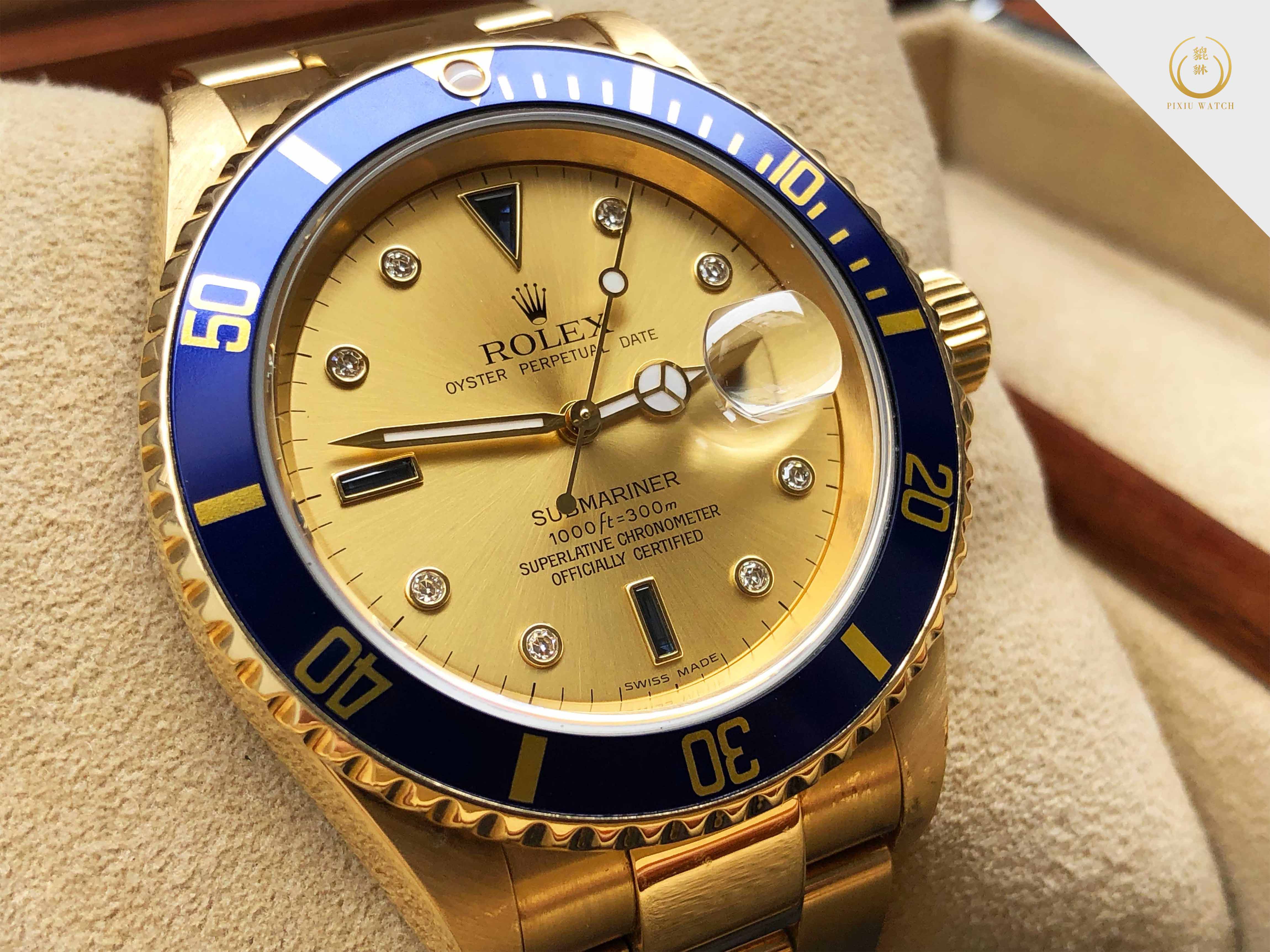 Rolex Submariner Date Full 18K Yellow Gold