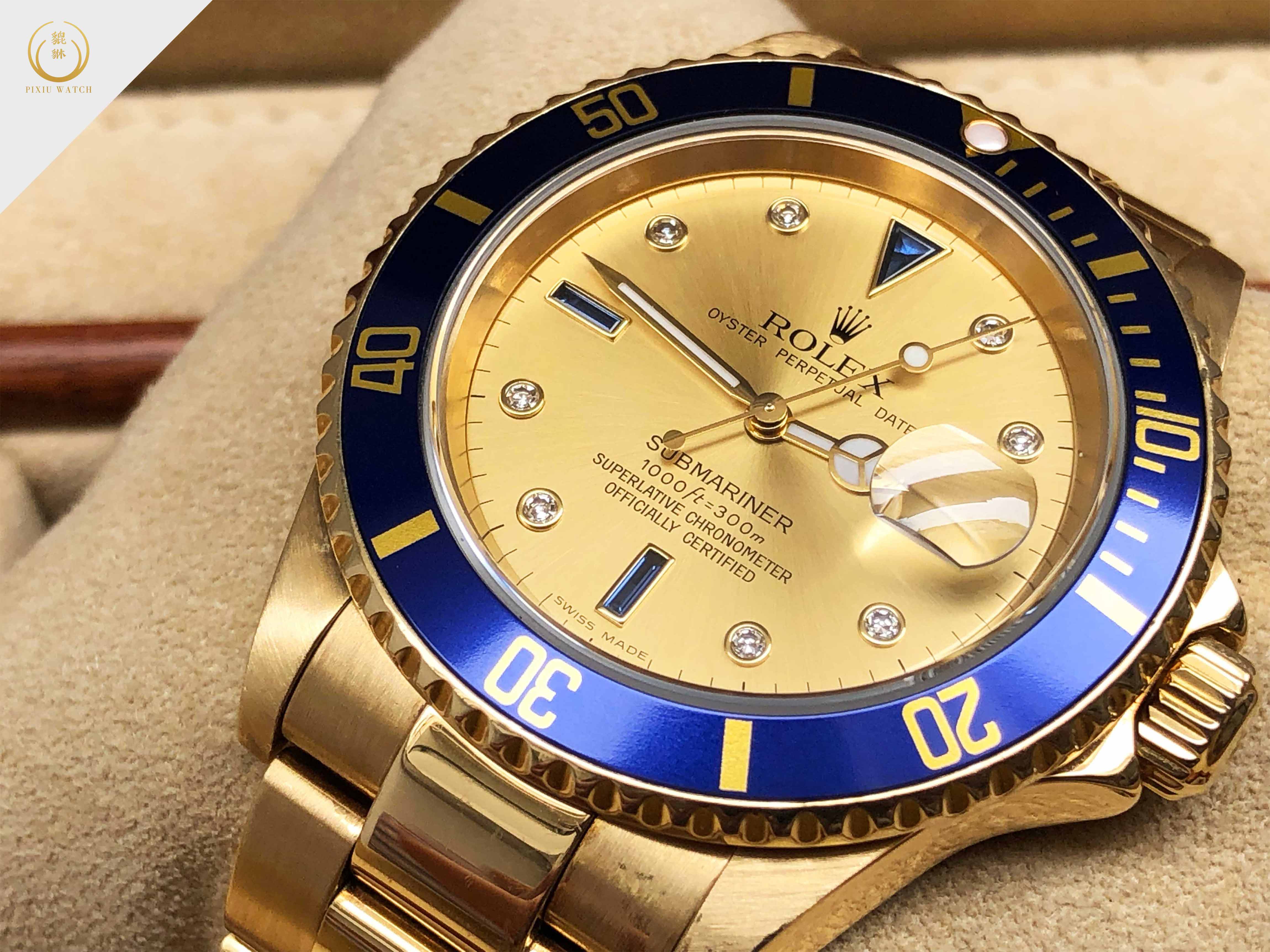 Rolex Submariner Date Full 18K Yellow Gold