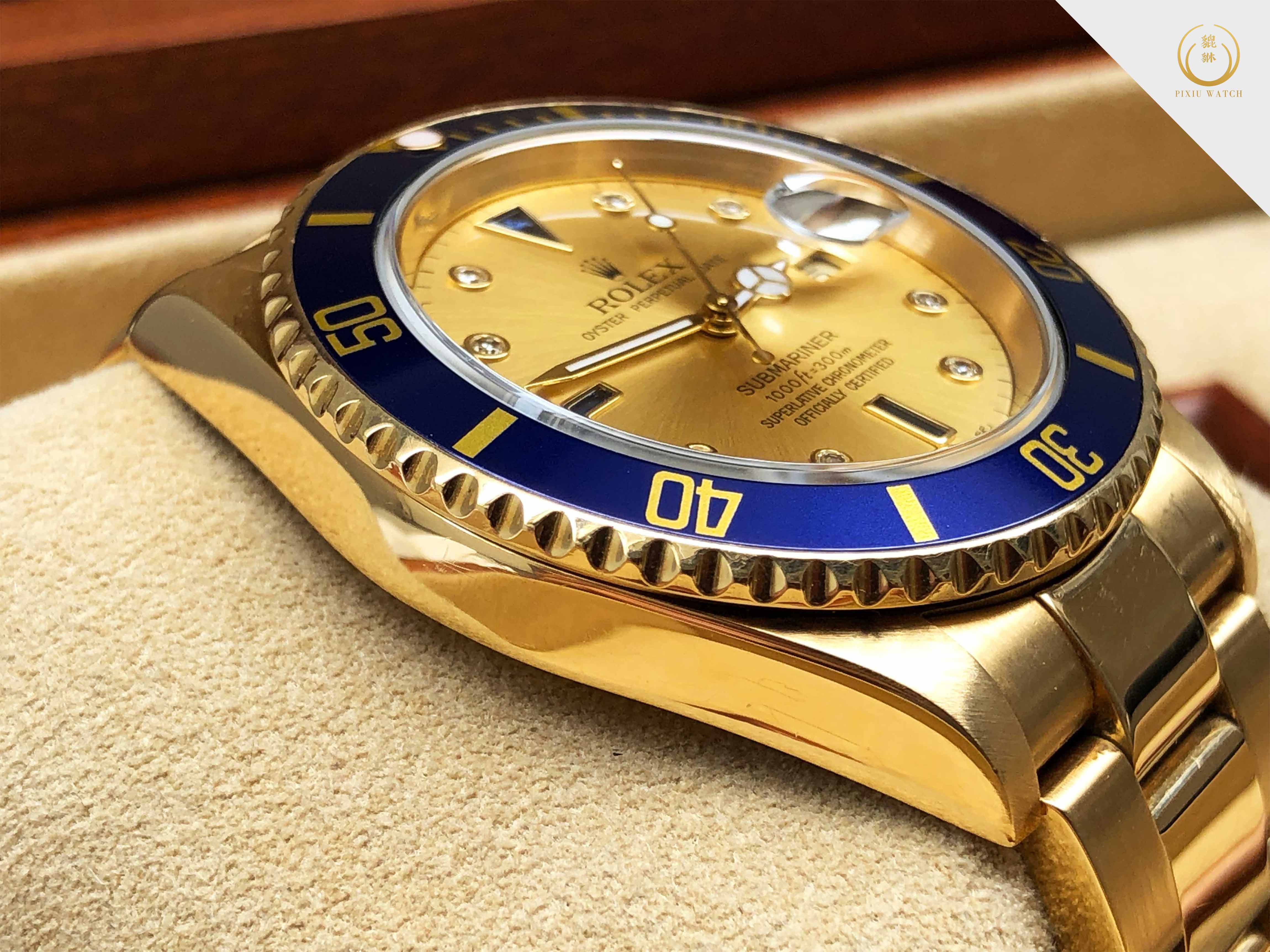 Rolex Submariner Date Full 18K Yellow Gold