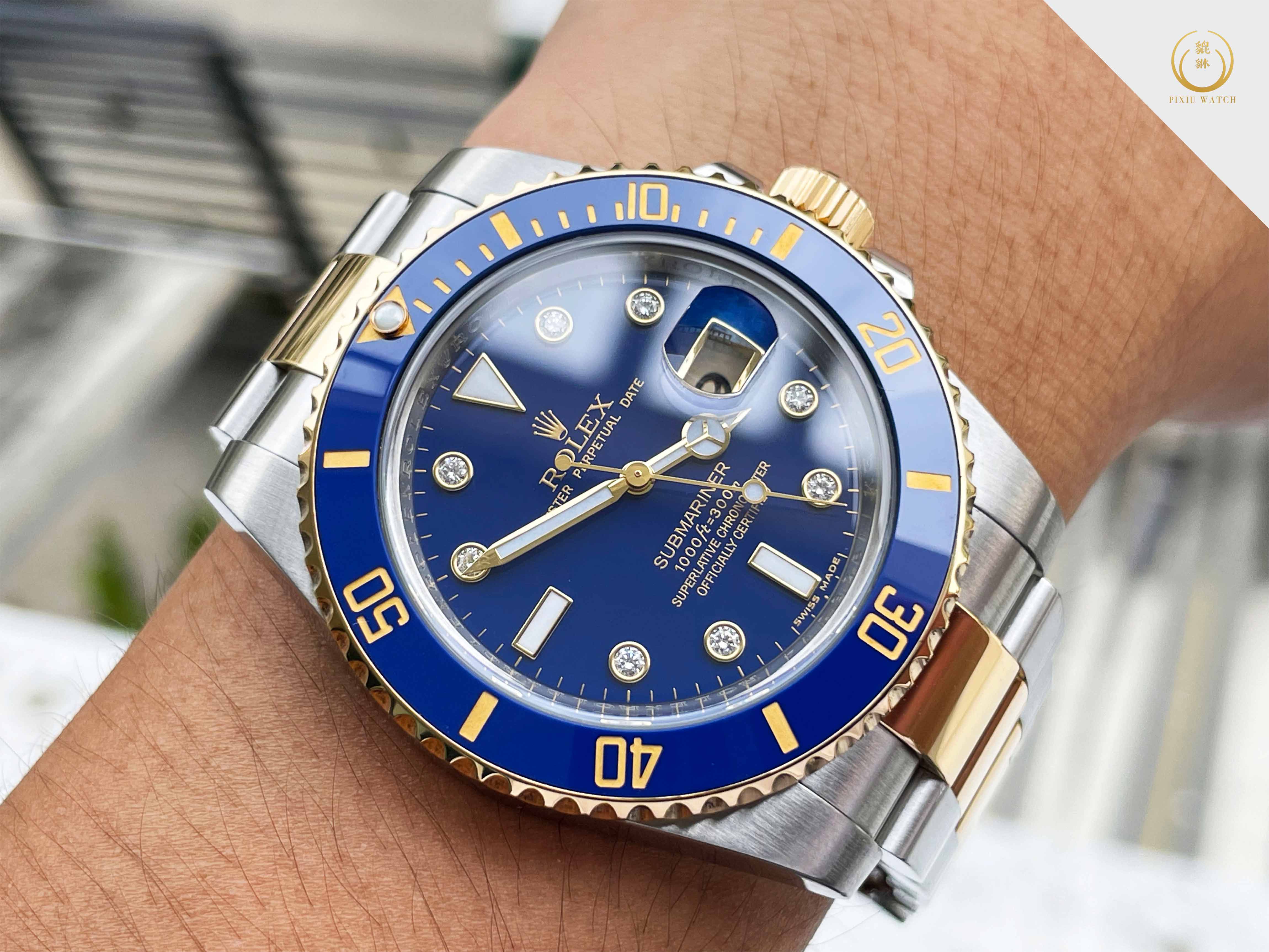 Rolex Submariner Two Tone Blue