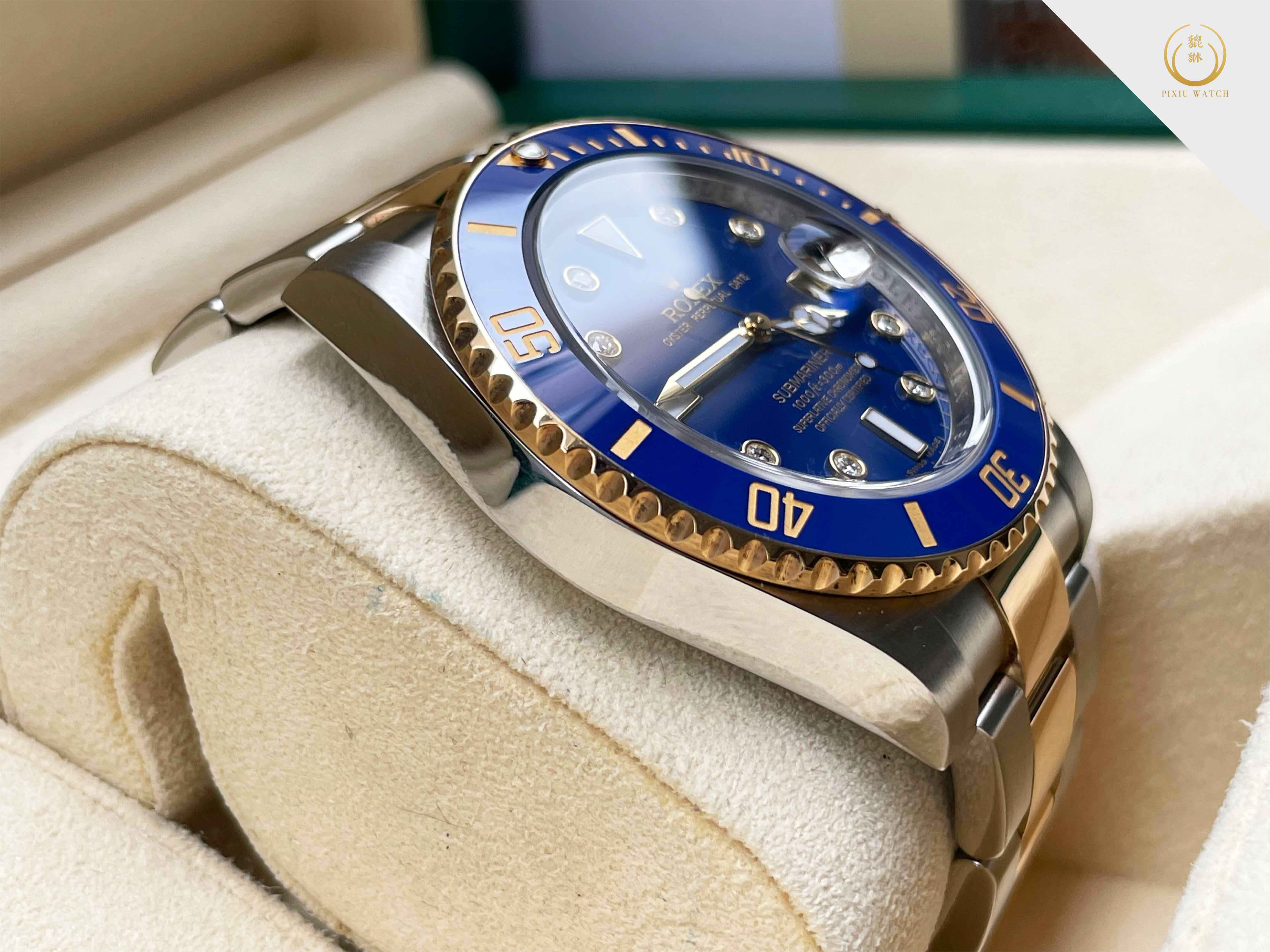 Rolex Submariner Two Tone Blue