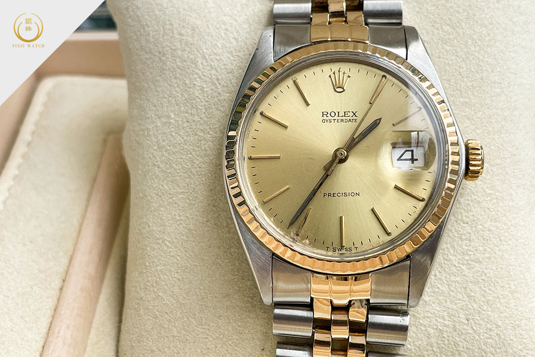 Rolex Vintage Oysterdate Precision Two Tone