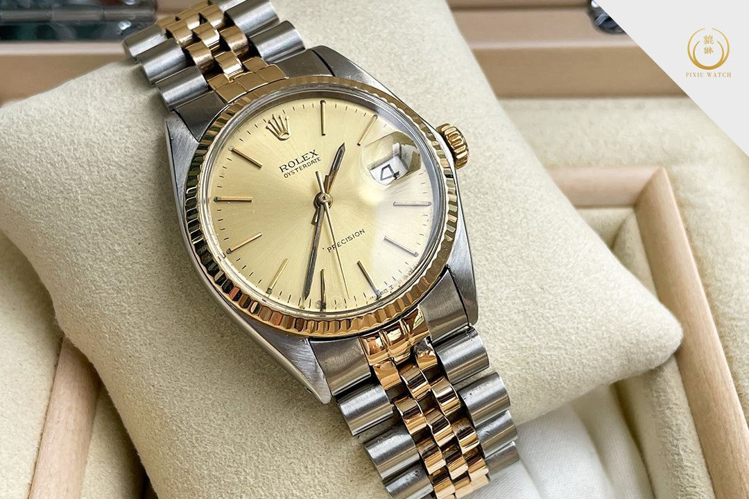 Rolex Vintage Oysterdate Precision Two Tone