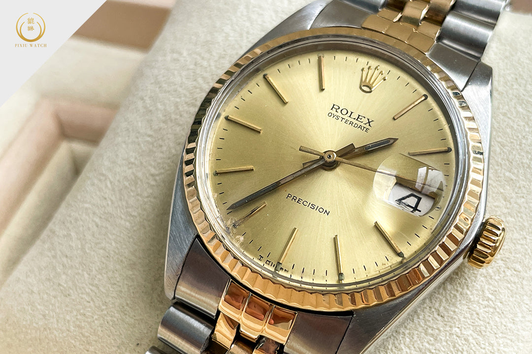 Rolex Vintage Oysterdate Precision Two Tone