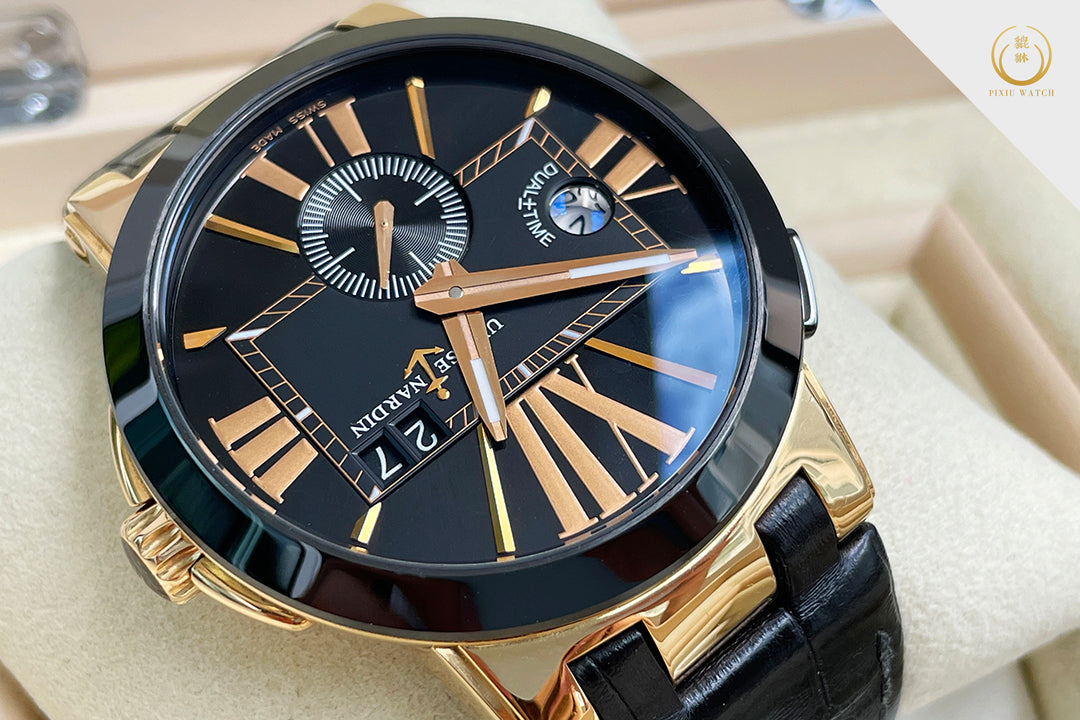 Ulysse Nardin Executive Dual Time Rose Gold Ceramic