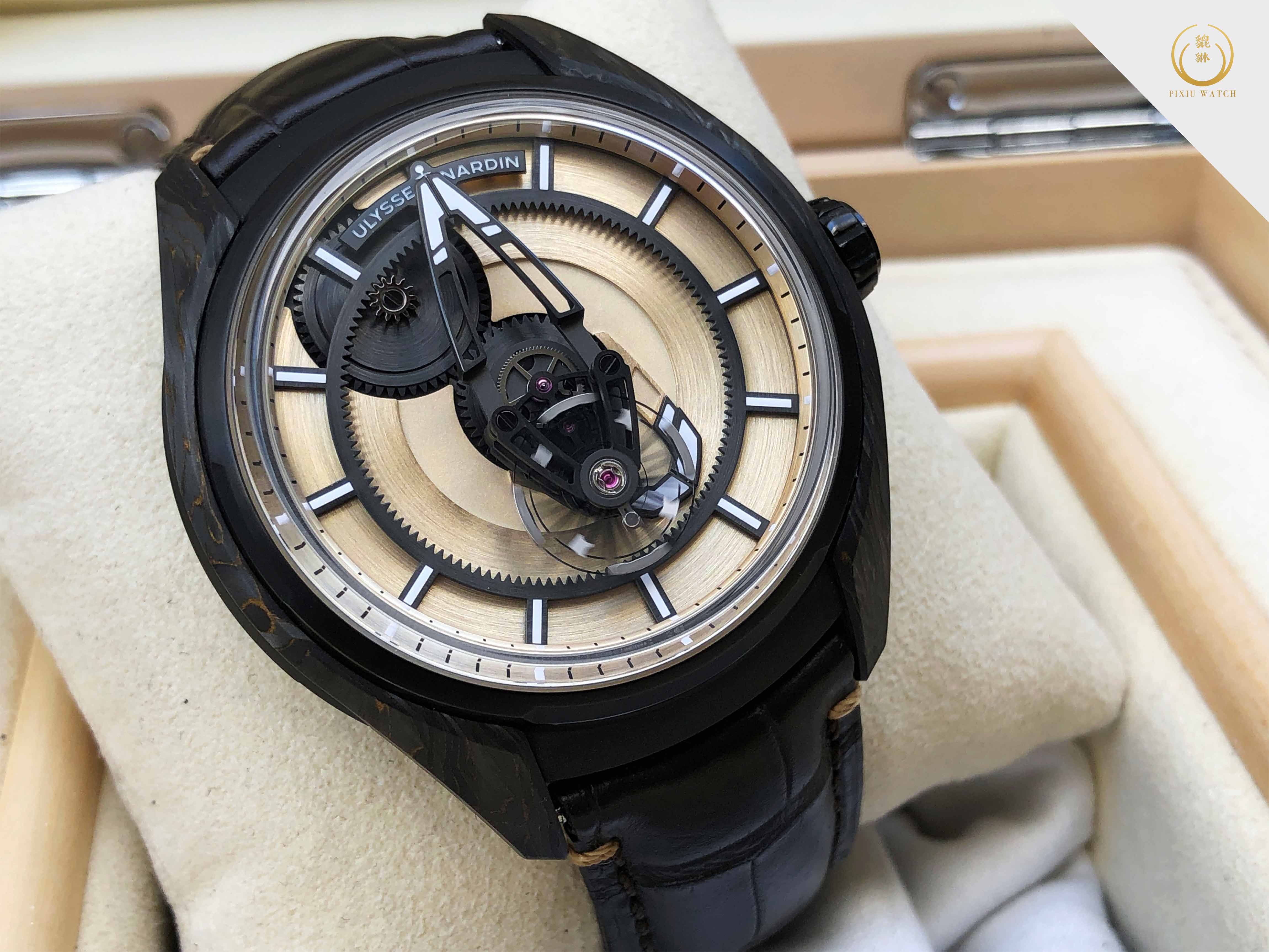 Ulysse Nardin Freak X Carbonium Gold The Hour Glass