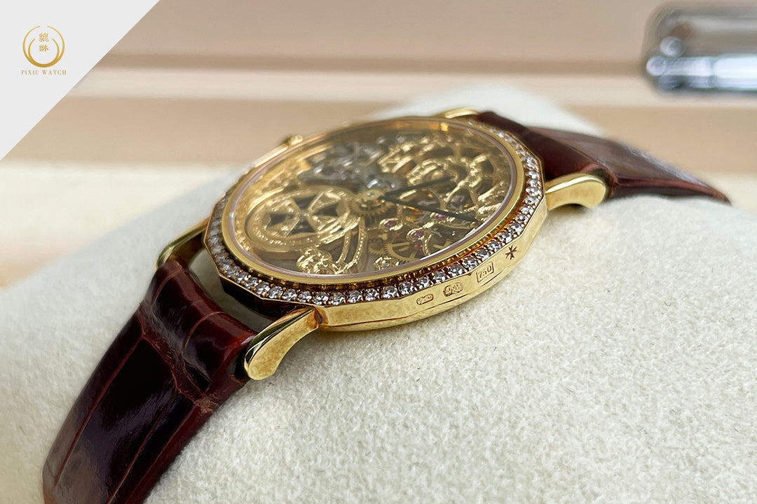 Vacheron Constantin Patrimony Lady Ultra Thin Skeleton 18K Gold and Diamond