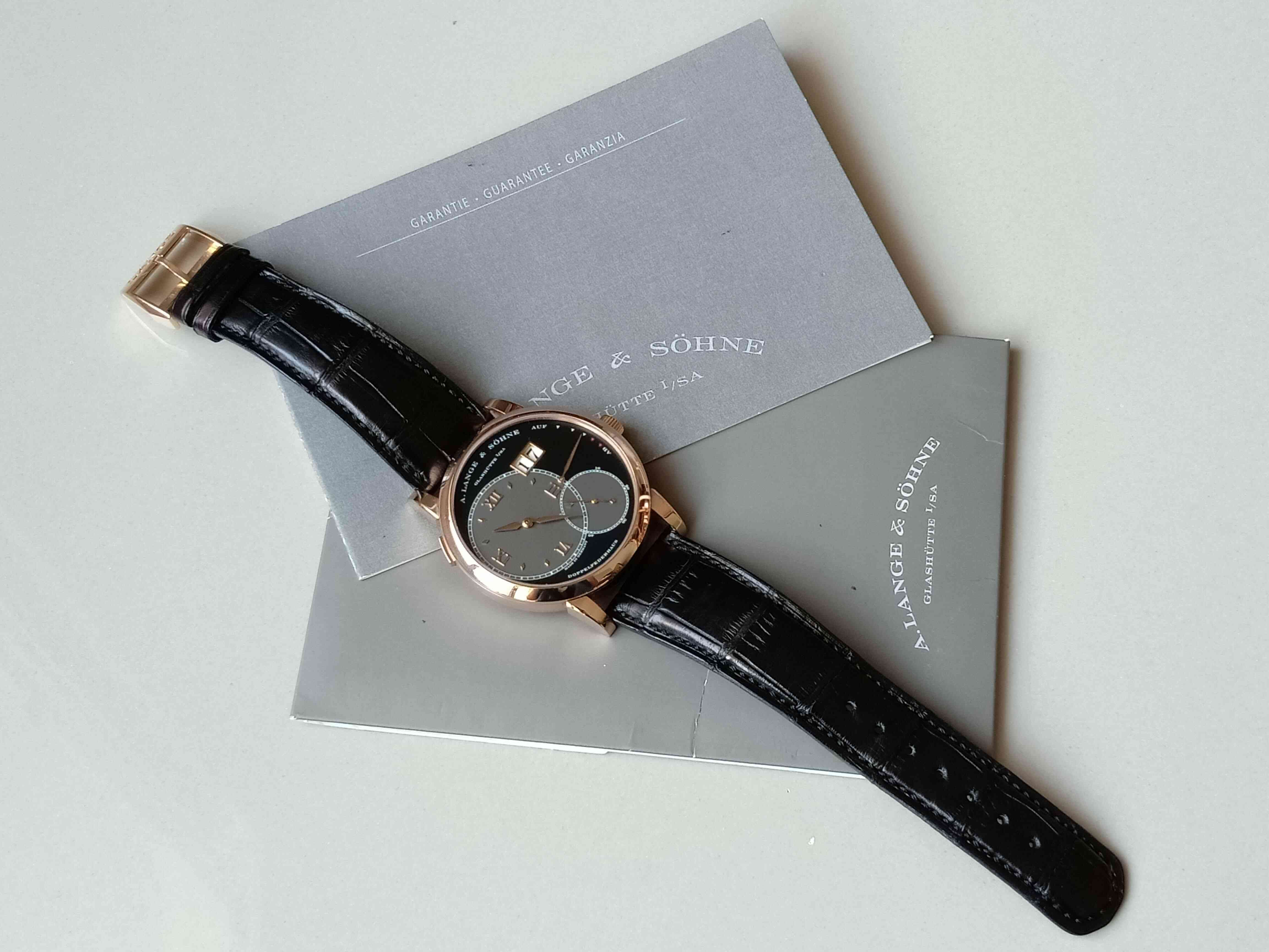 A.Lange & Söhne Grand Lange 1 Rose Gold Black Dial