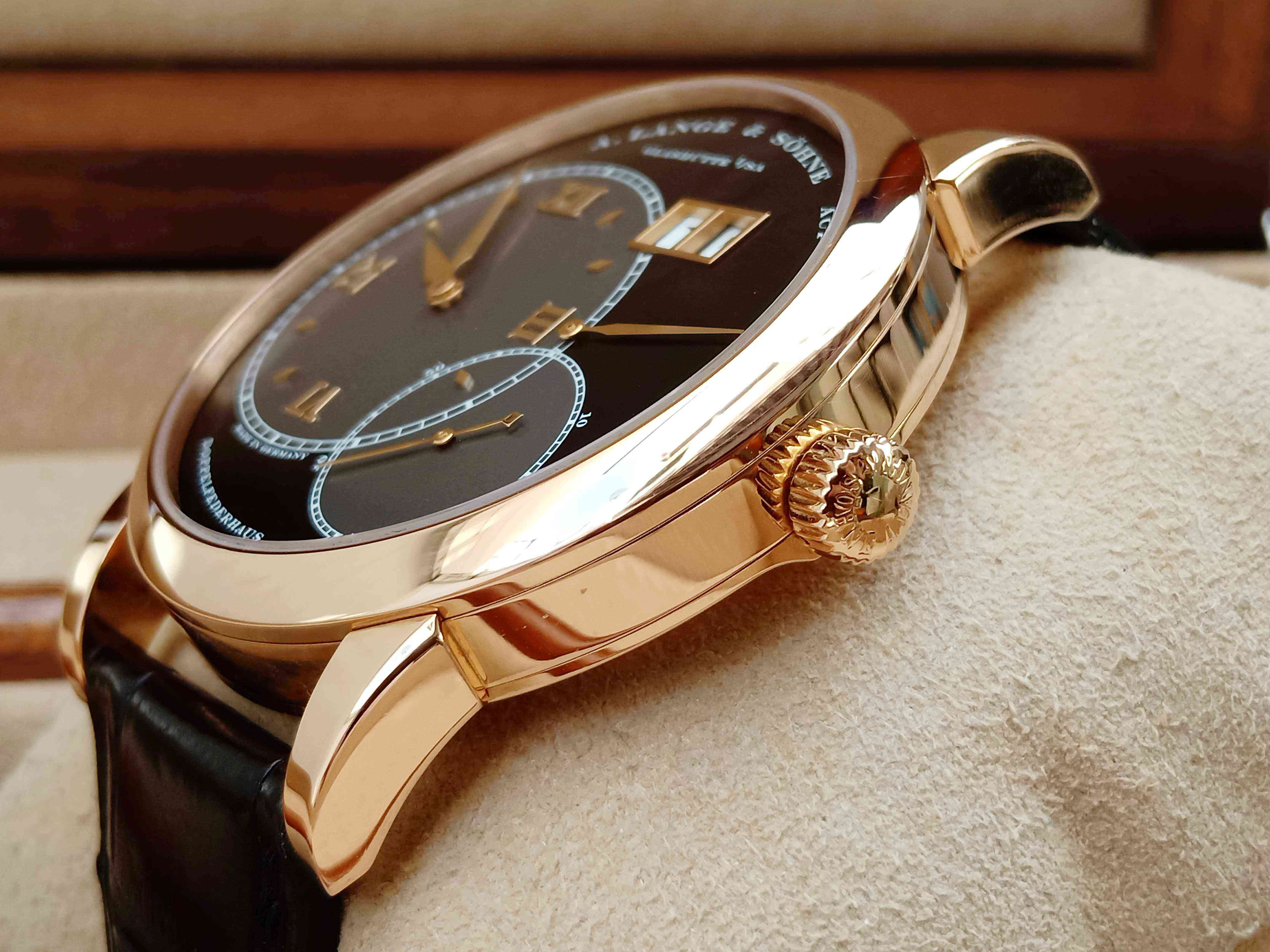 A.Lange & Söhne Grand Lange 1 Rose Gold Black Dial