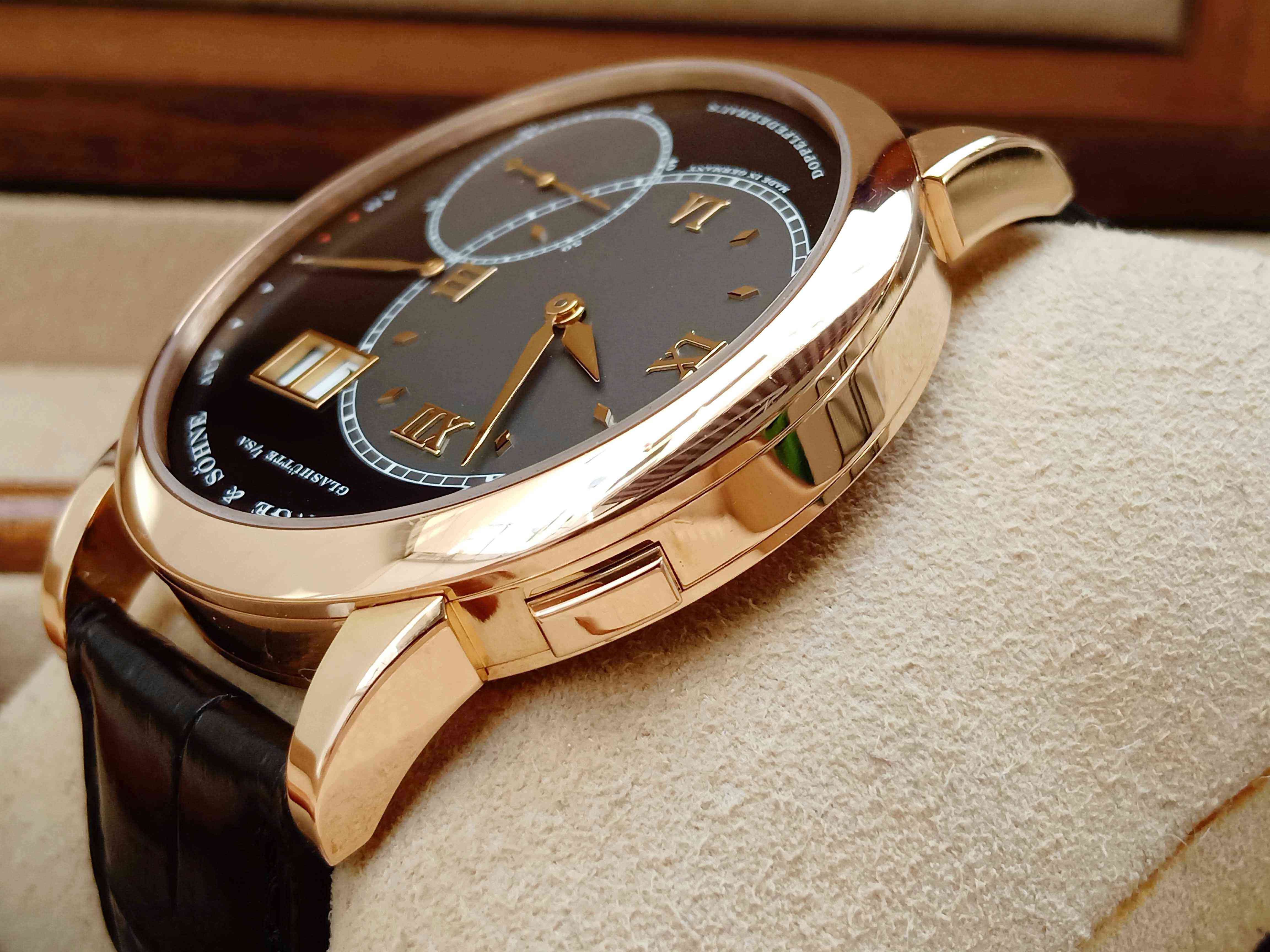A.Lange & Söhne Grand Lange 1 Rose Gold Black Dial