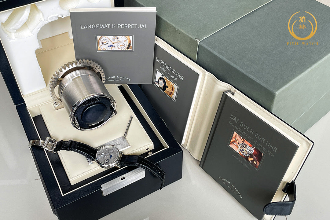 A. Lange & Sohne Saxonia Langematik Perpetual Platinum