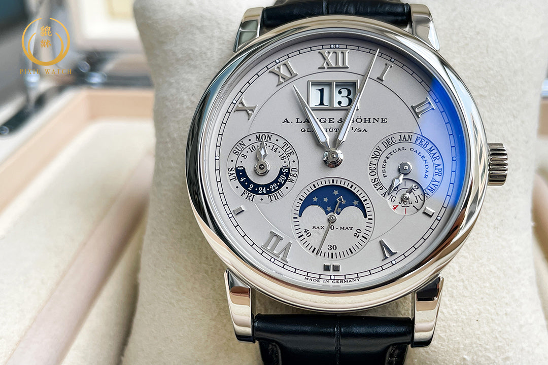 A. Lange & Sohne Saxonia Langematik Perpetual Platinum