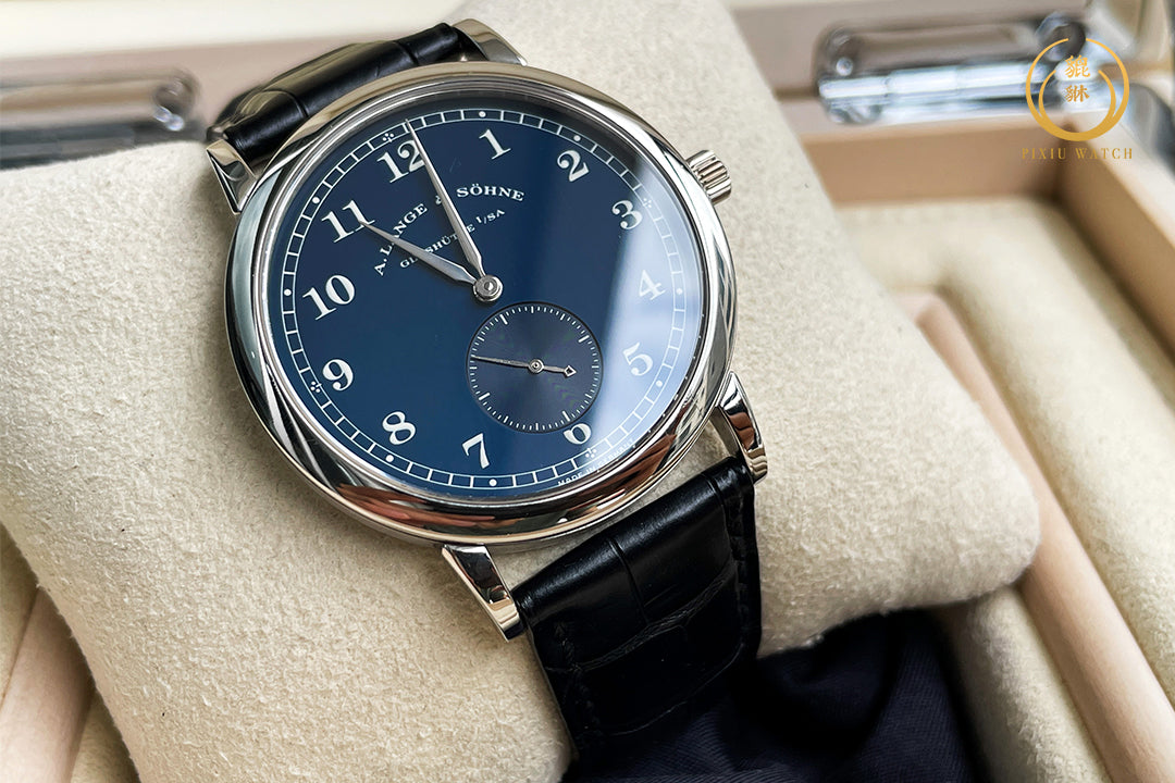 A.Lange & Sohne 1815 18K White Gold Blue Dial