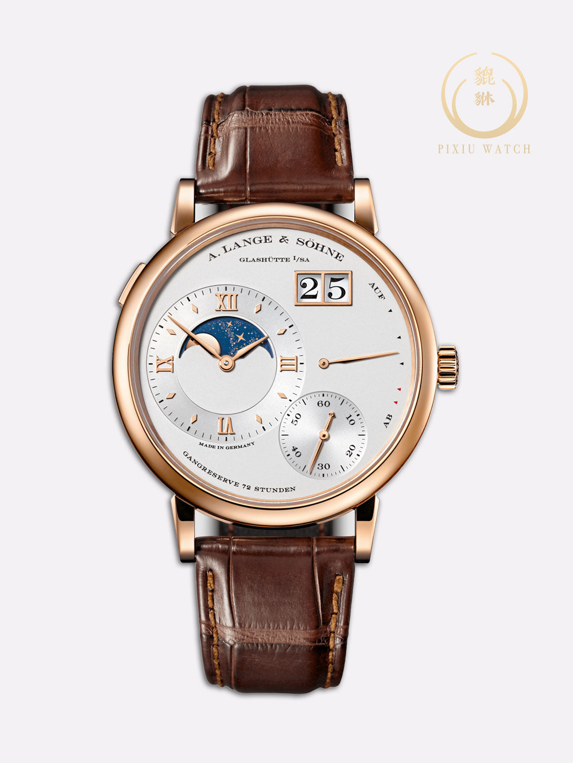 A. Lange & Sohne Grande Lange 1 Moon Phase Pink Gold