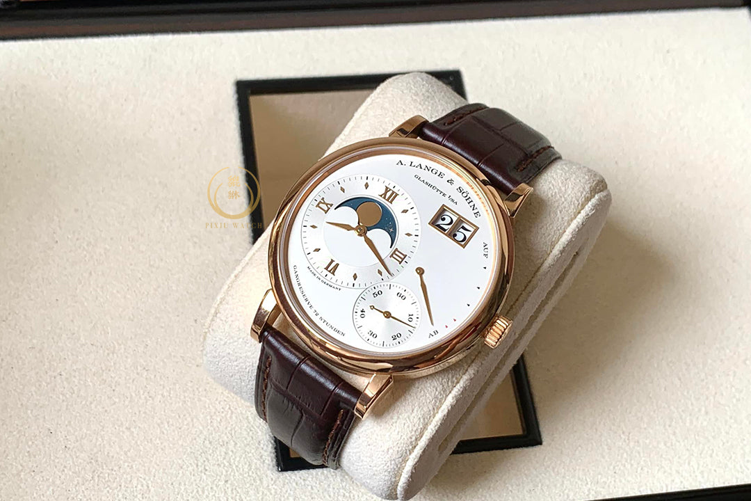 A. Lange & Sohne Grande Lange 1 Moon Phase Pink Gold