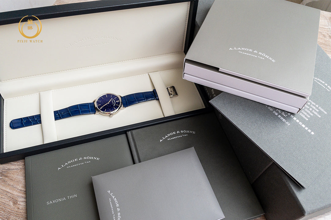 A. Lange & Sohne Saxonia Thin “Aventurine” White Gold