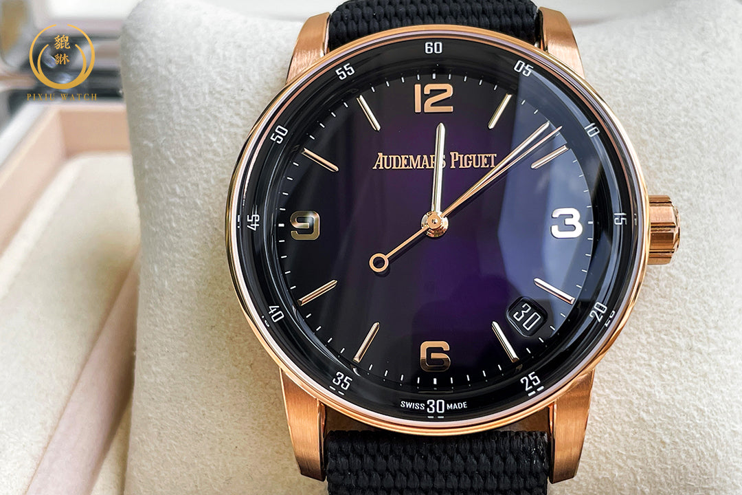 “ของใหม่” Audemars Piguet CODE 11.59 18CT Pink Gold Smoked Purple