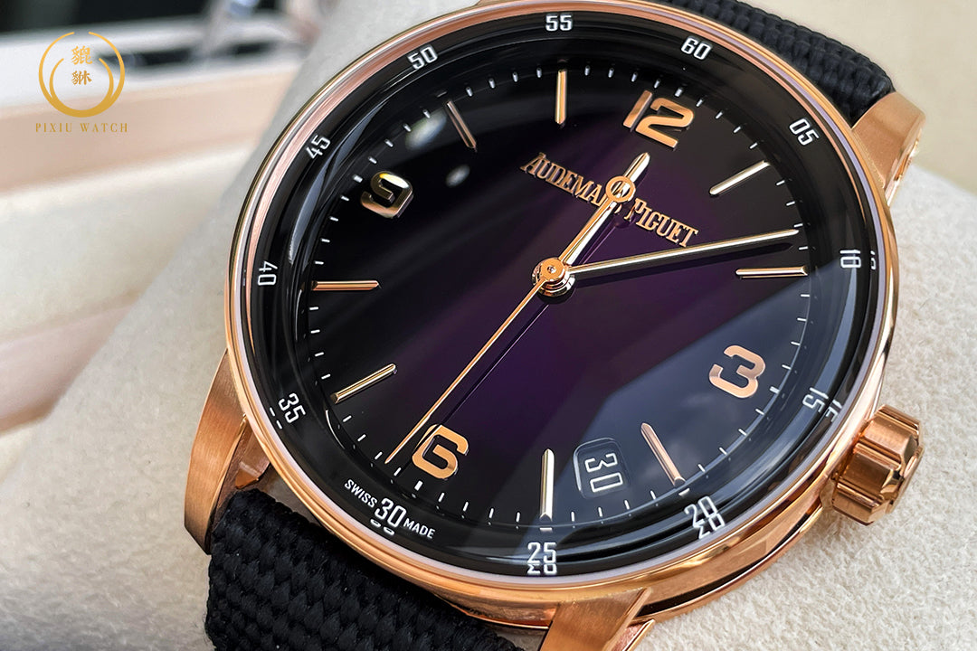 “ของใหม่” Audemars Piguet CODE 11.59 18CT Pink Gold Smoked Purple