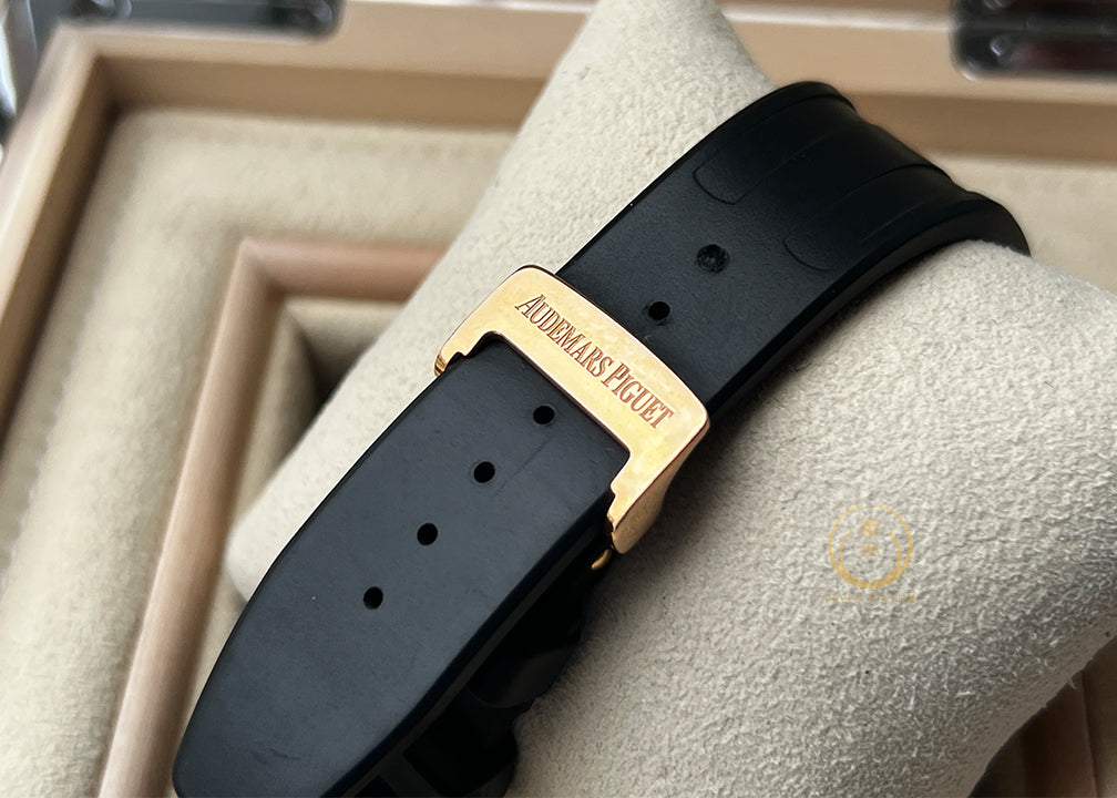 Audemars Piguet ROO 25940 Rubber Clad Pink Gold Rainbow